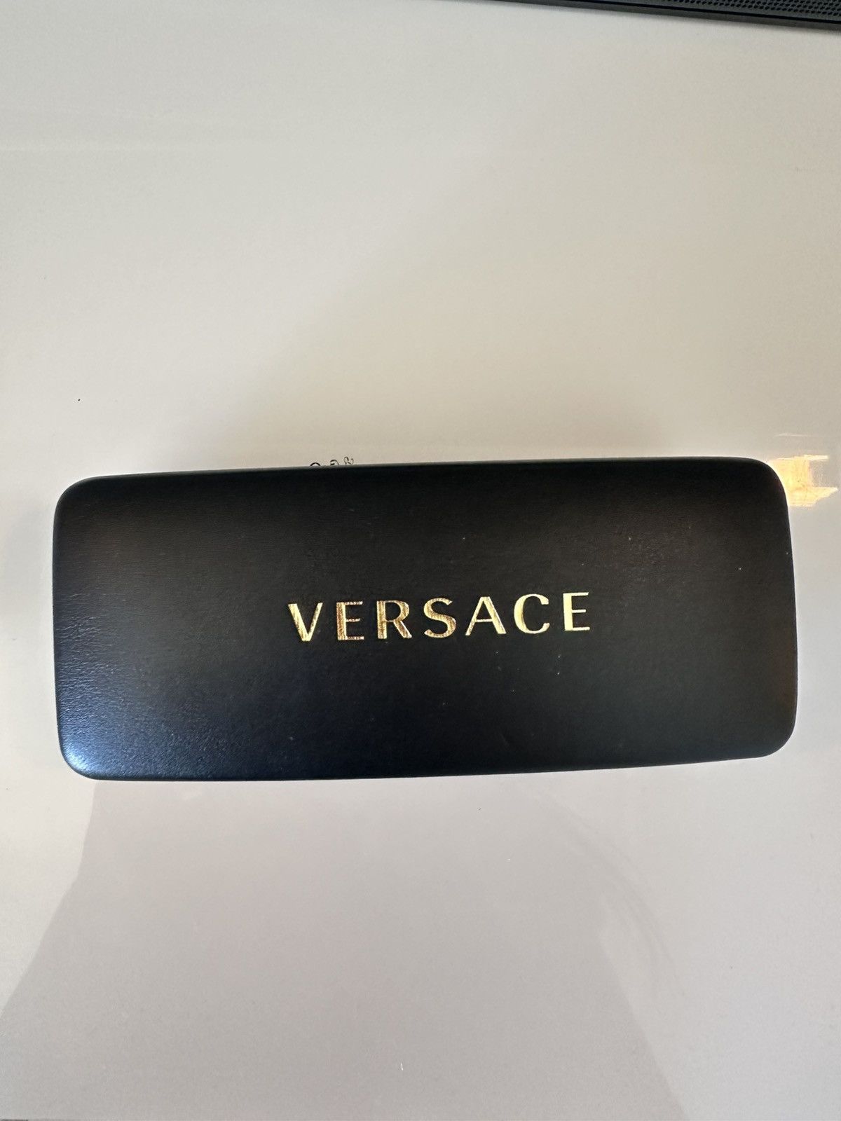 Versace Versace Black SUNGLASS Case with Gold Lettering CASE ONLY Size ONE SIZE - 1 Thumbnail