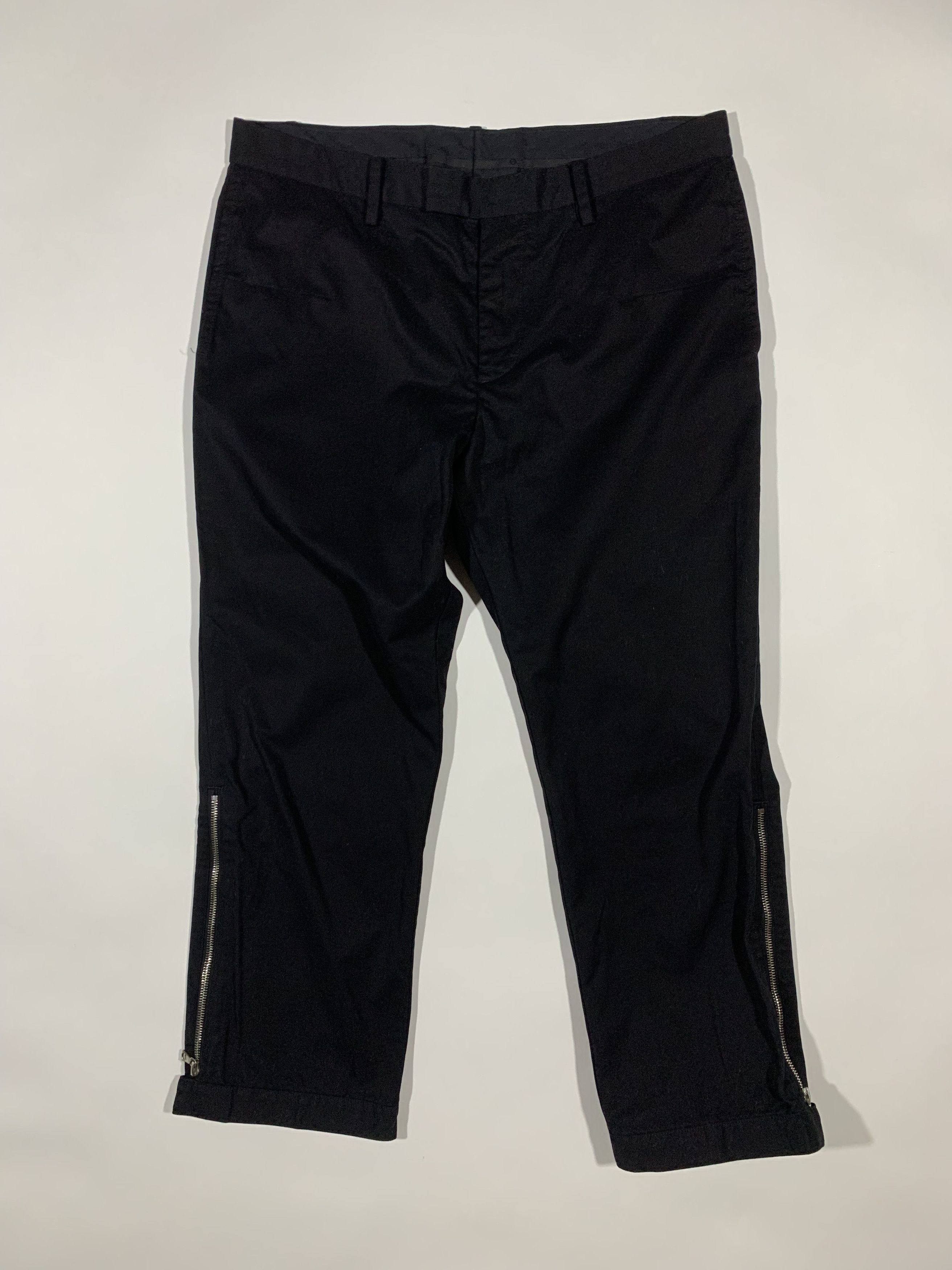 image of Undercover Ss08 Unreal Real Clothes Moto Trousers in Black, Men's (Size 33)