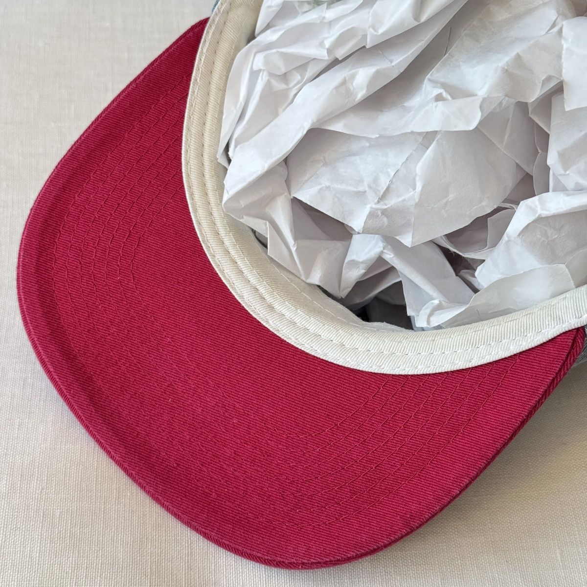 Supreme SUPREME DENIM 6 PANEL CAP CURSIVE LOGO EMBROIDERED Size ONE SIZE - 9 Thumbnail
