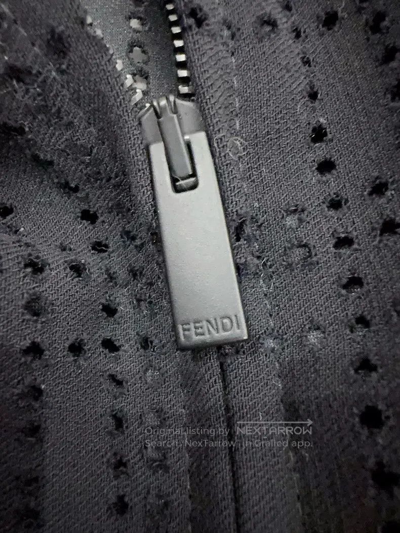 Fendi Fendi Black Lace-Up Jacket Size US M / EU 48-50 / 2 - 4 Thumbnail
