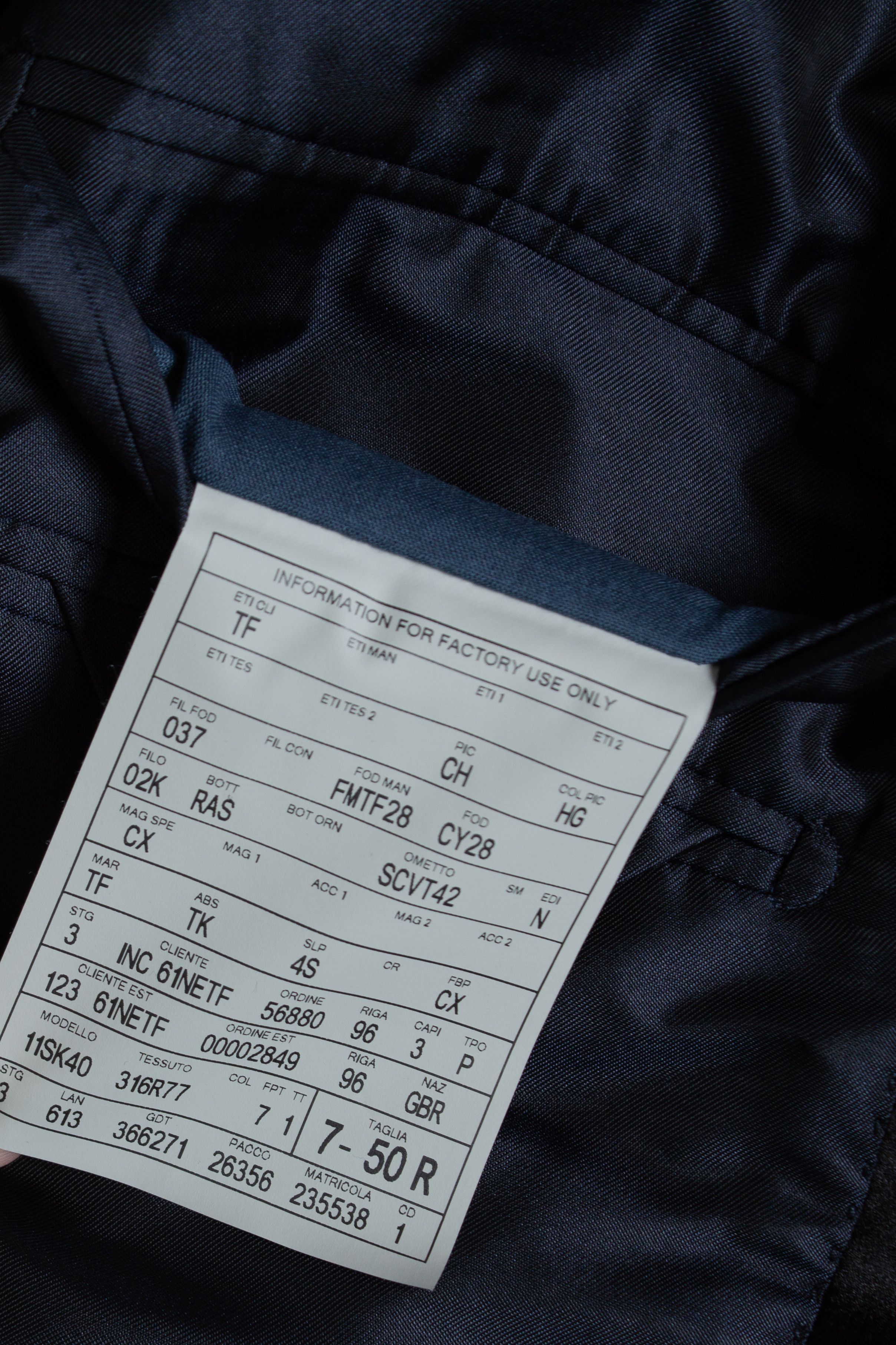 Tom Ford Tom Ford, Shelton tuxedo jacket in blue purple Size 50R - 6 Thumbnail
