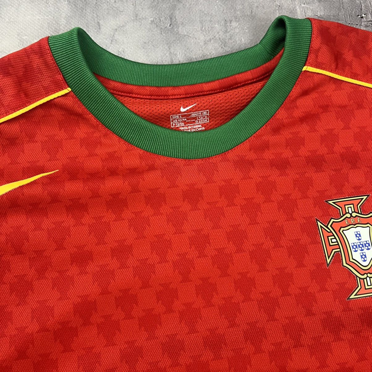 Nike Rare! Portugal Nike Vintage Soccer Jersey Shirt 00s Size US L / EU 52-54 / 3 - 8 Thumbnail
