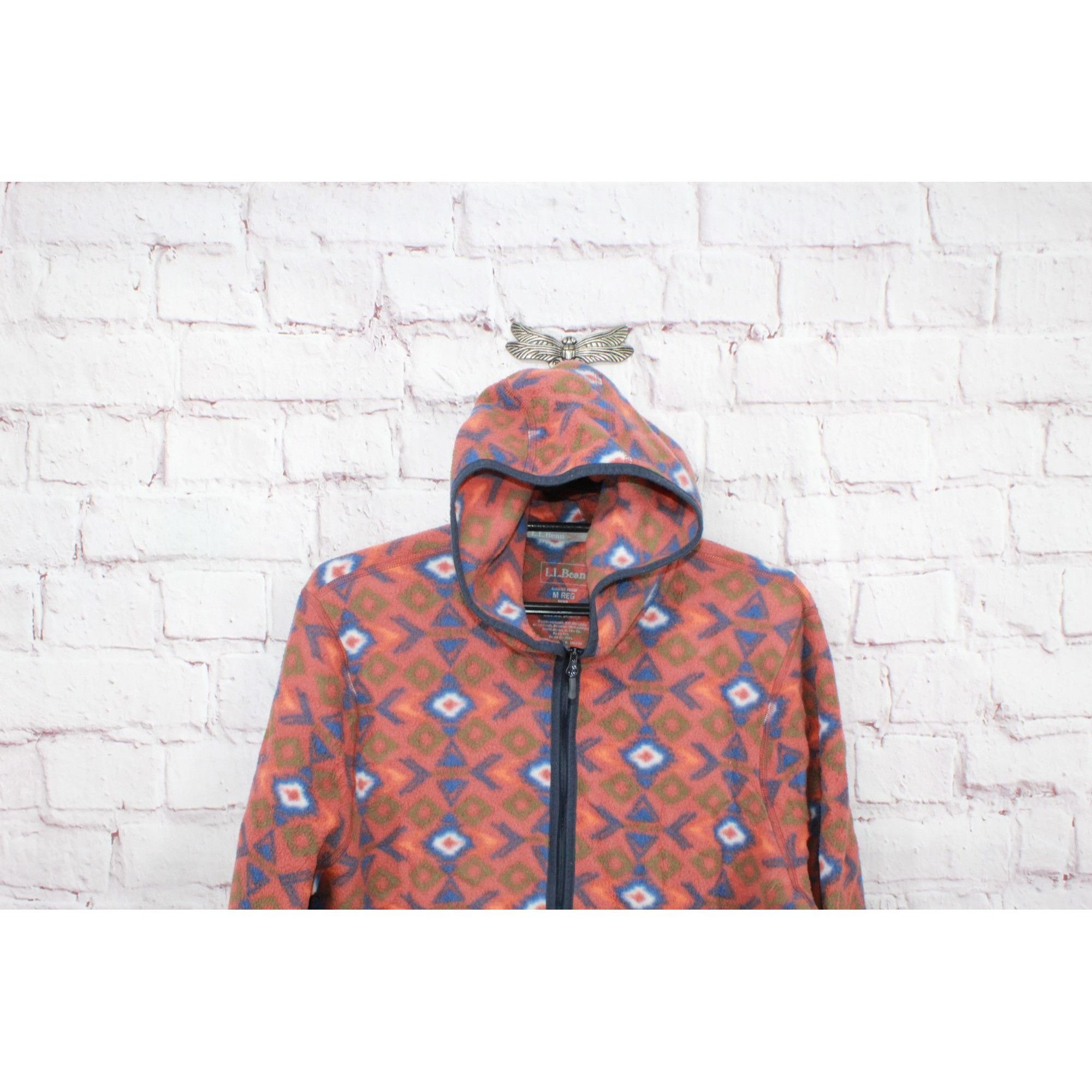 L.L. Bean LL Bean Men's Trail Fleece Half-Zip Hooded Size US M / EU 48-50 / 2 - 2 Thumbnail