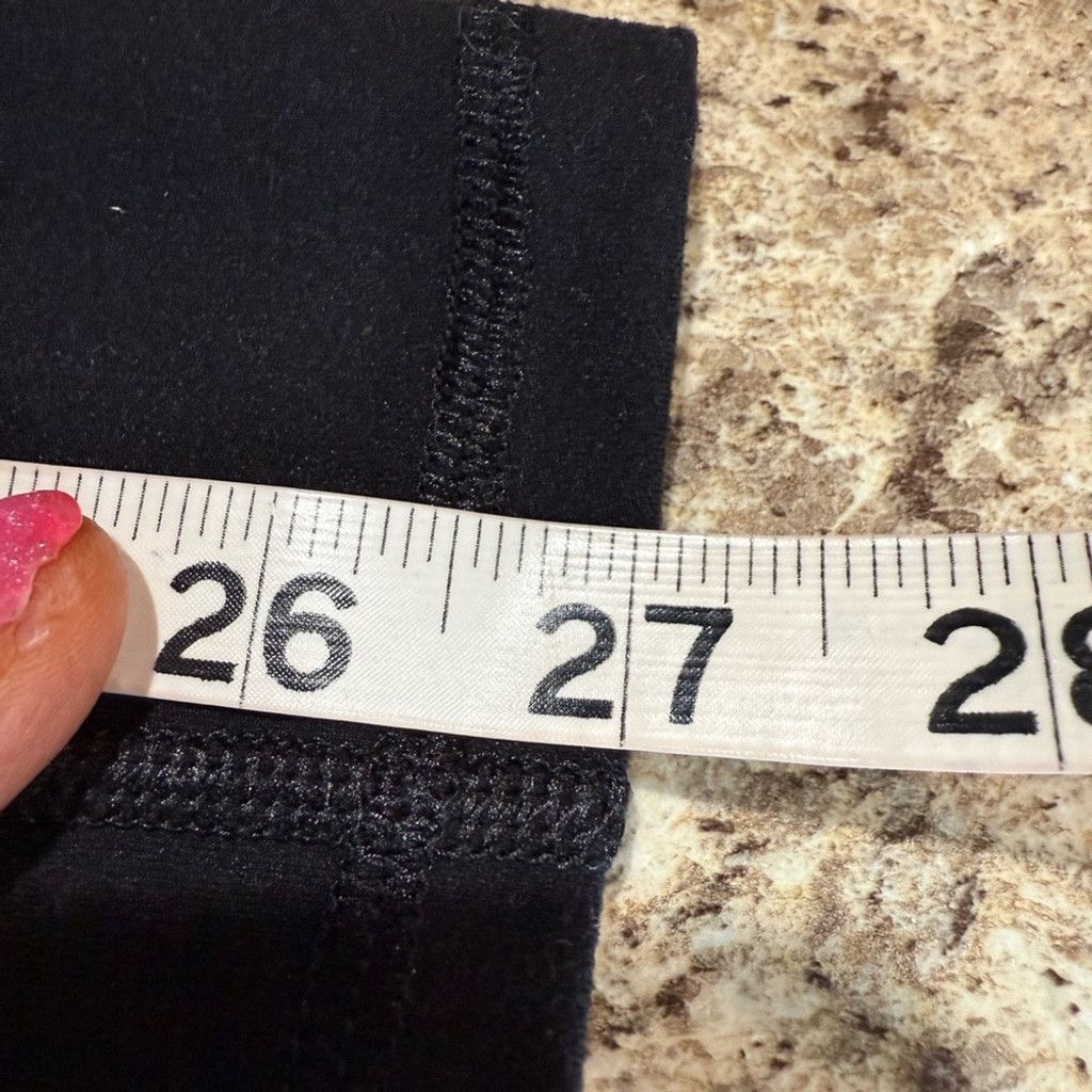 Other Iuga Black Capris Stretchy Activewear Size 26" / US 2 / IT 38 - 6 Thumbnail