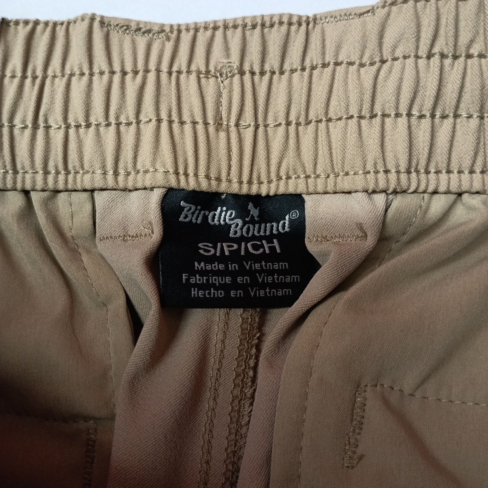 Other Birdie Bound Golf Joggers Men's S Khaki Stretch Drawstring Size US 29 - 9 Thumbnail