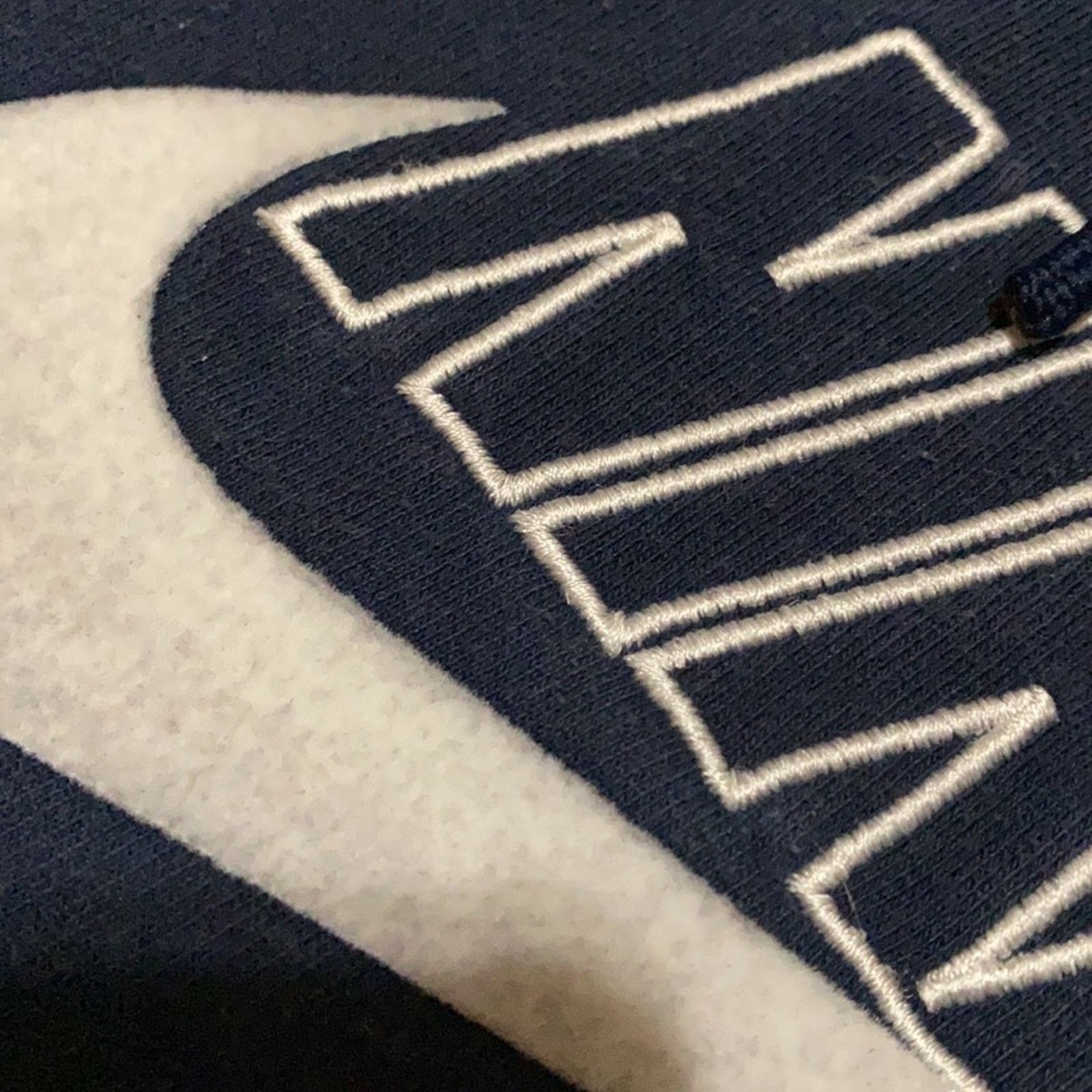 Nike Y2K Nike Center Swoosh Spellout Hoodie Size US L / EU 52-54 / 3 - 5 Thumbnail