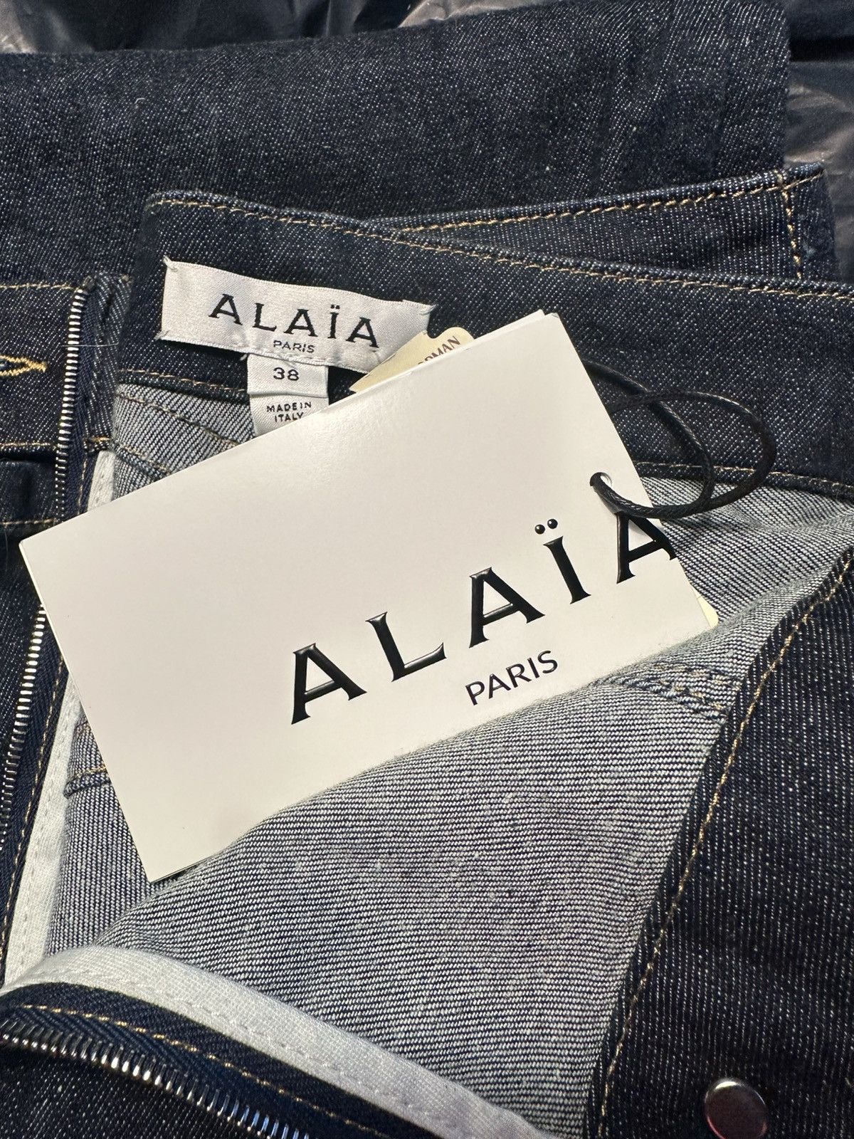 Alaia ALAIA JEANS - High Rise Skinny Leg Jeans - Bergdorf Goodman Size 28" / US 6 / IT 42 - 10 Thumbnail