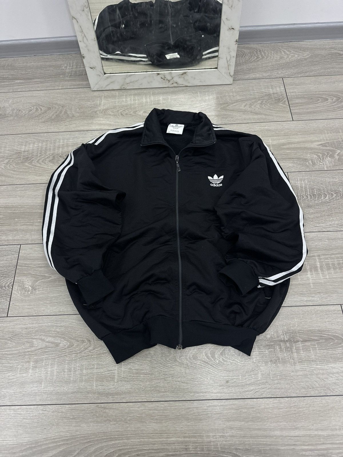 Adidas Adidas Boxy Fit Balenciaga Style Stripped Y2K Track Jacket Size US XL / EU 56 / 4 - 1 Thumbnail