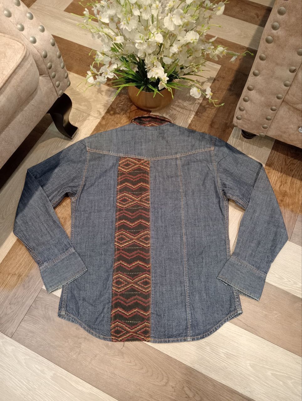 Japanese Brand ACOUSTIC JAPAN BLUE DENIM SHIRT Size US S / EU 44-46 / 1 - 10 Thumbnail