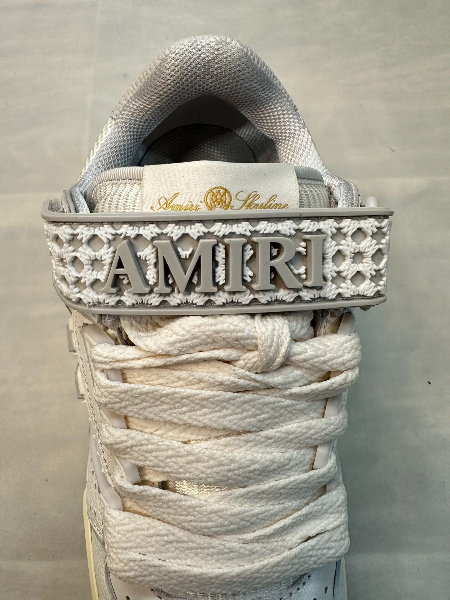 Amiri amiri casual sneakers in white leather and fabric Size US 8 / EU 41 - 4 Thumbnail