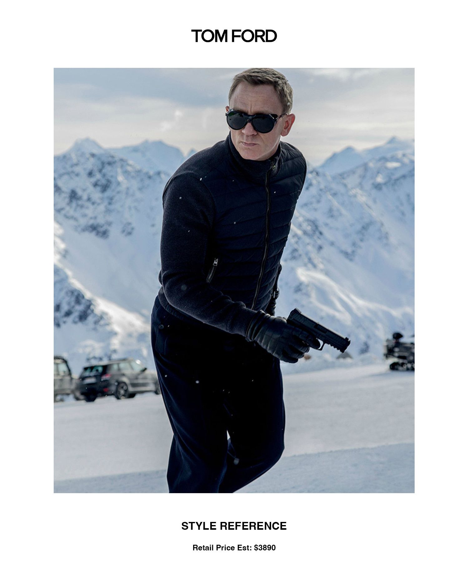 Tom Ford TOM FORD Quilted Down Jacket Black Size 48 James Bond Size US M / EU 48-50 / 2 - 2 Thumbnail