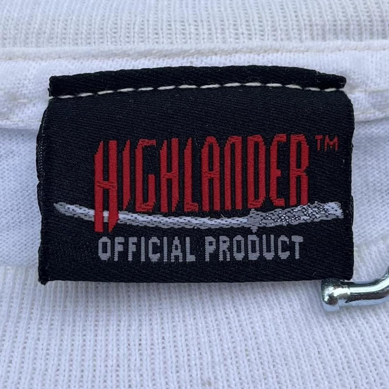 Vintage Vintage 90s Highlander Movie Promo Essential Tshirt Size US M / EU 48-50 / 2 - 6 Thumbnail