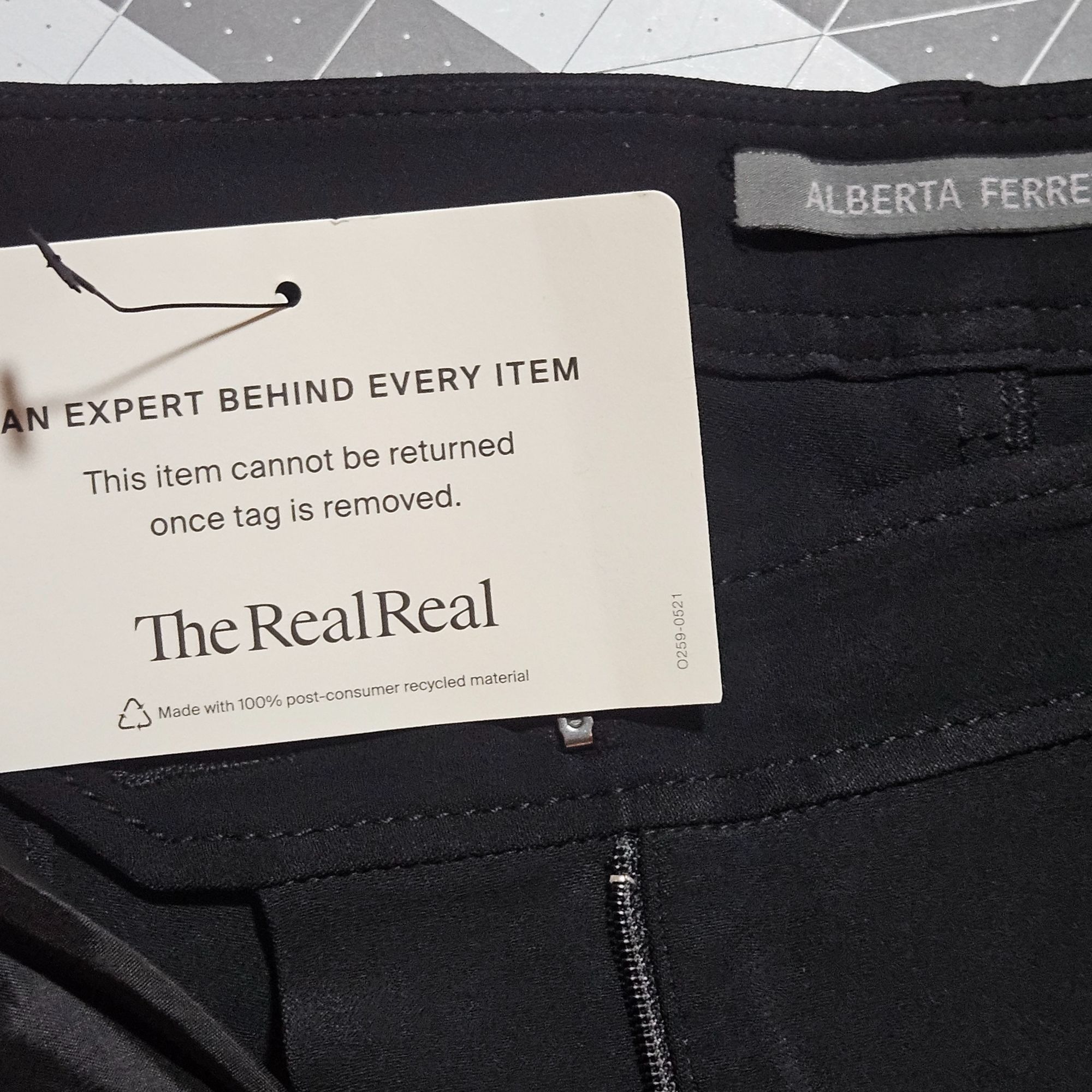 Alberta Ferretti Alberta Ferretti Black Pants Women 10 Business Court Elegant Size 32" / US 10 / IT 46 - 7 Thumbnail