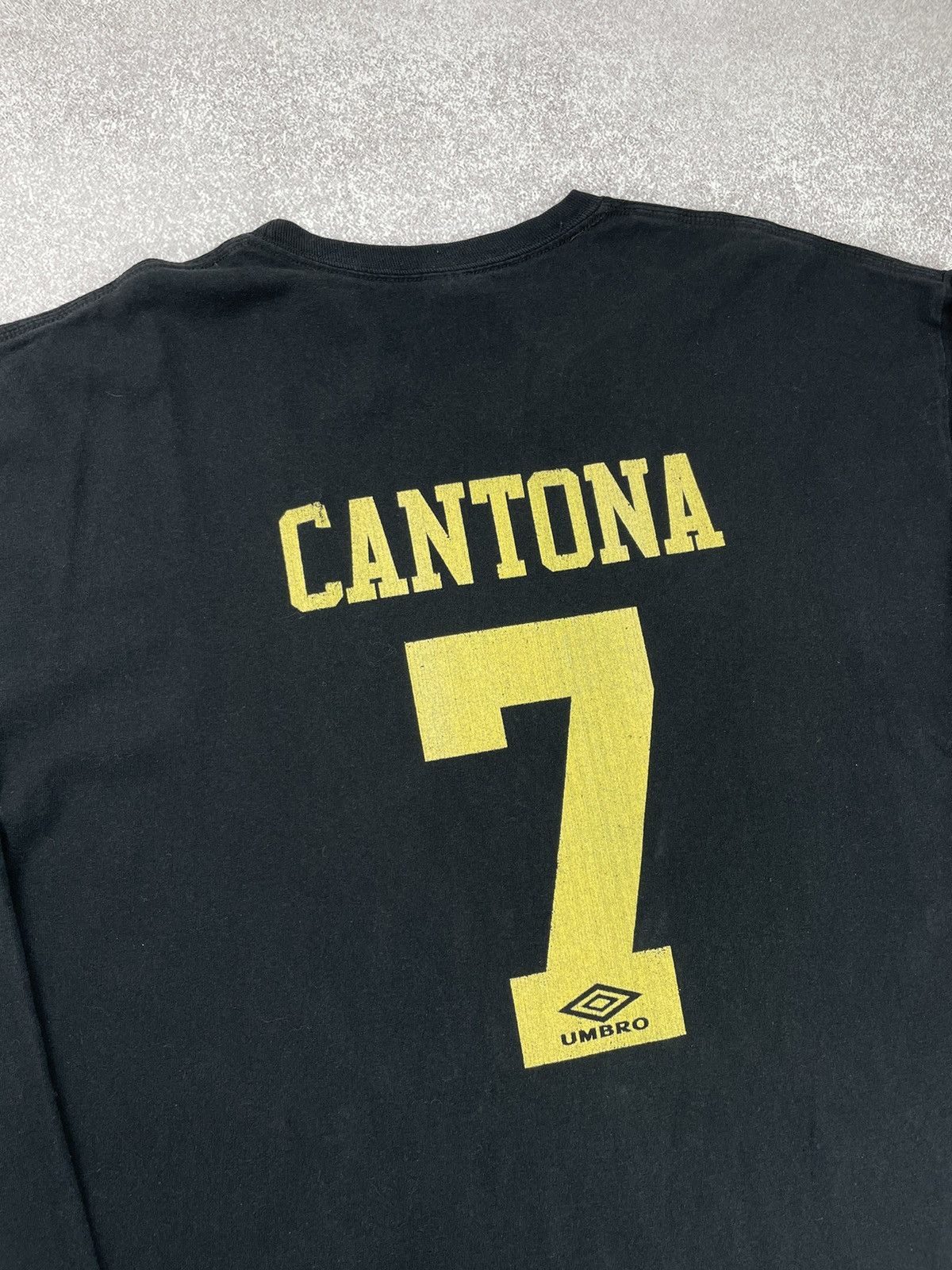 Vintage Vintage Manchester United Eric Cantona Soccer Jersey Size US XXL / EU 58 / 5 - 8 Thumbnail