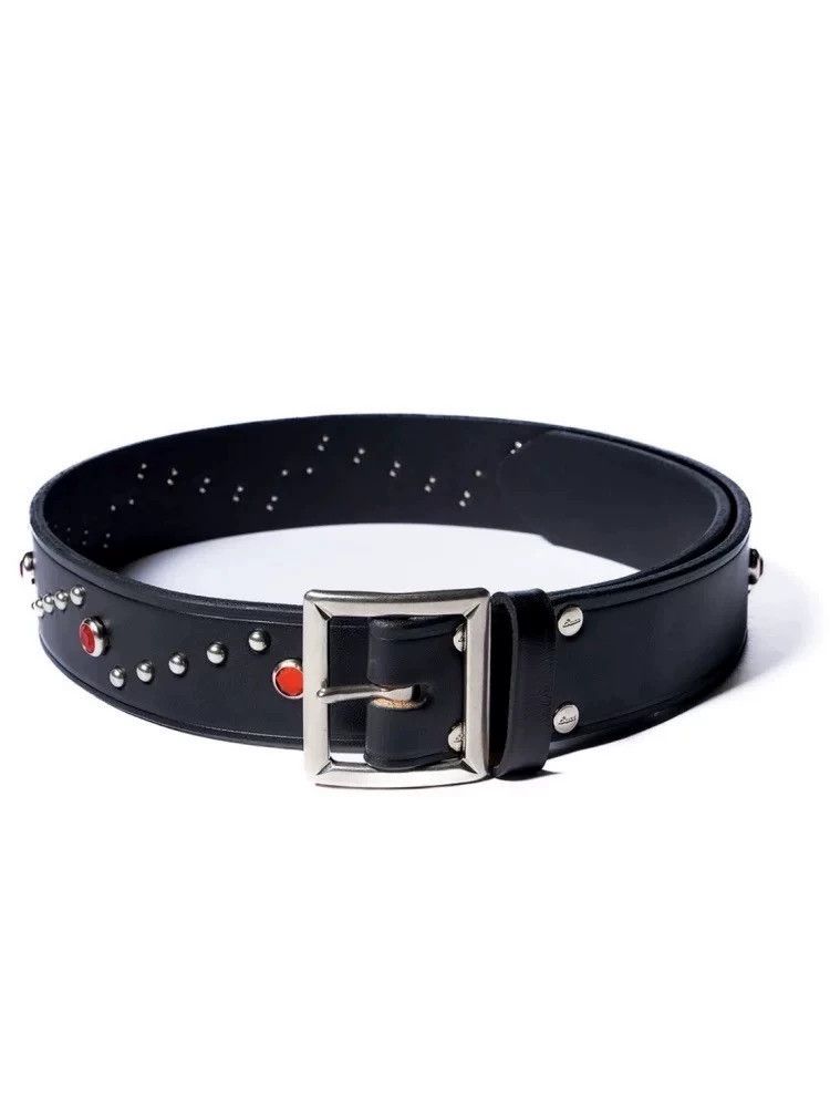 The Real McCoy's The REAL McCOY'S Motorcycle Studs Leather Belt Size ONE SIZE - 1 Thumbnail