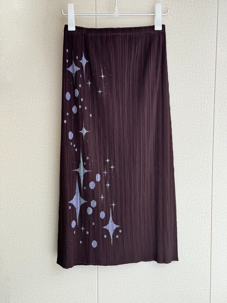Issey Miyake issey miyake size:4 Purple pleated skirt Size 42" / US 20 - 1 Thumbnail