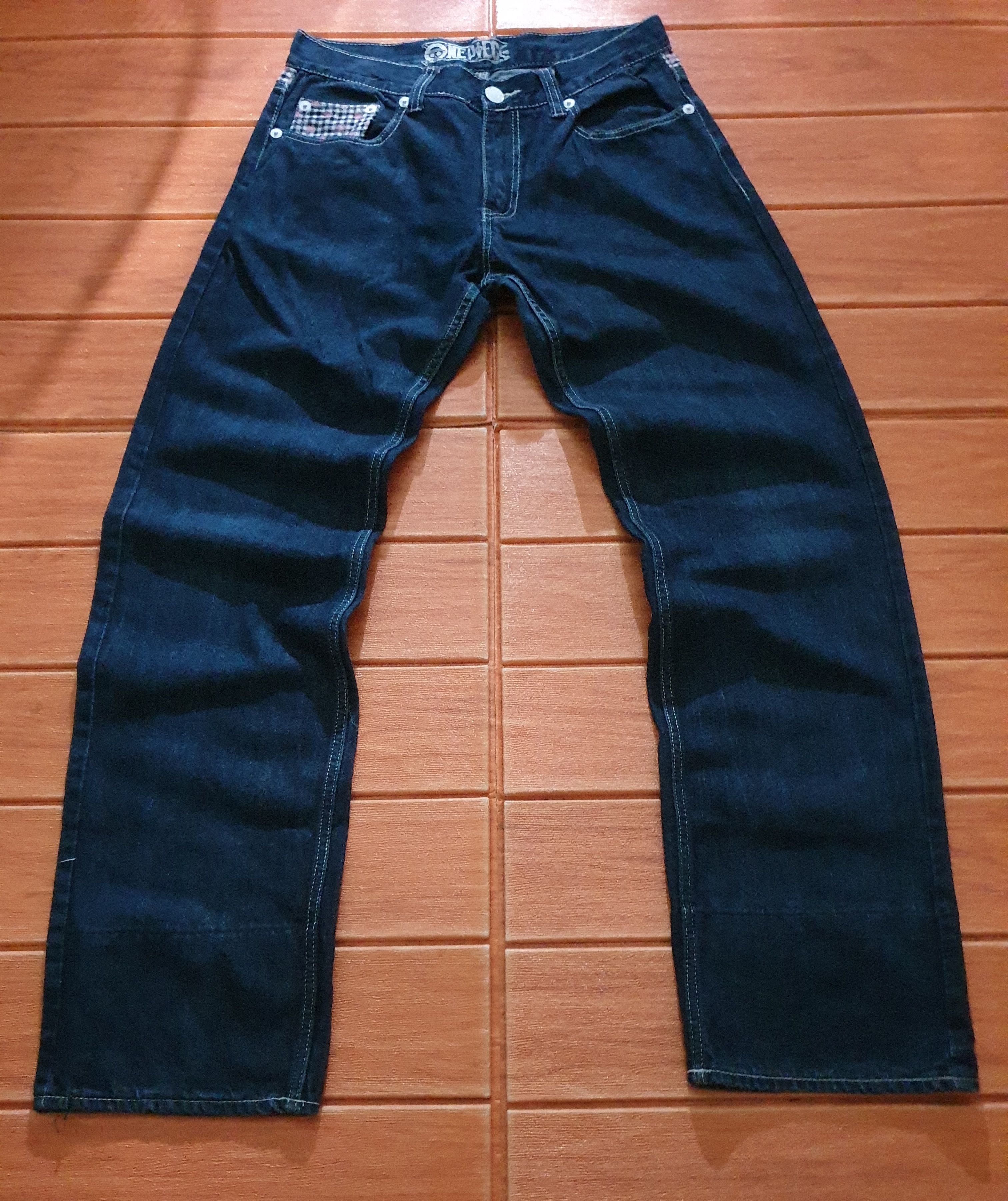 Japanese Brand One piece Japanese anime denim pant Size US 32 / EU 48 - 6 Thumbnail