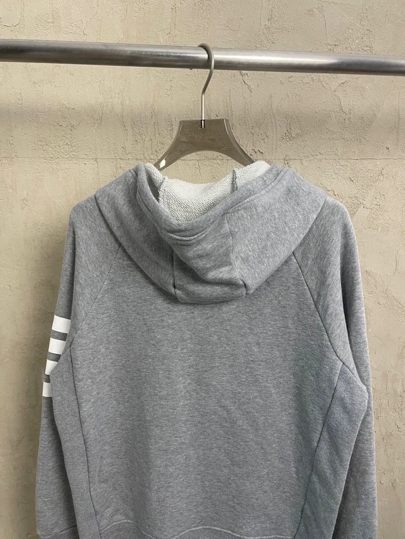 Thom Browne Gray zipper jacket and hoodie