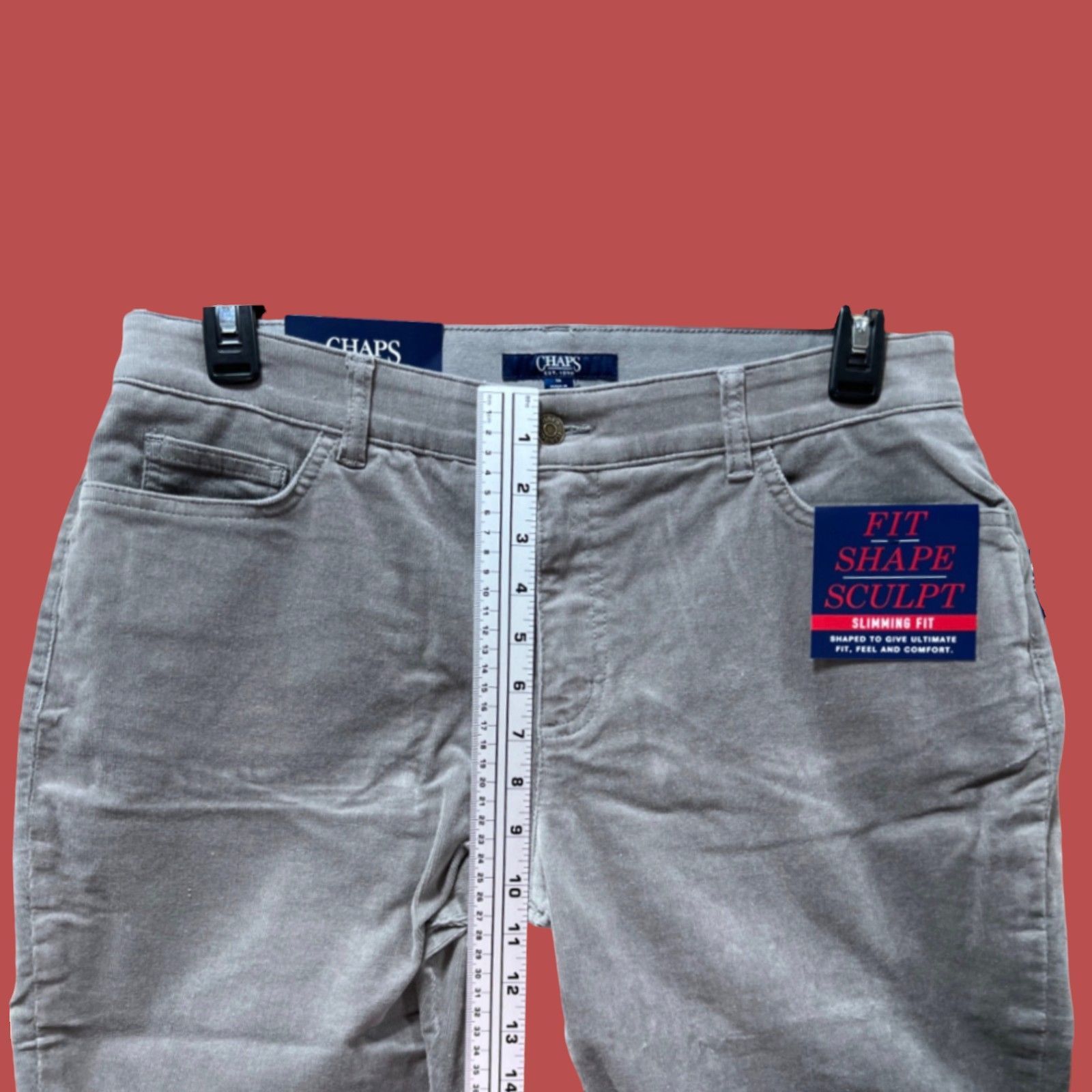 Chaps Chaps - women’s fit shape sculpt pants - slimming fit- Grey Size 36" / US 14 / IT 50 - 5 Thumbnail