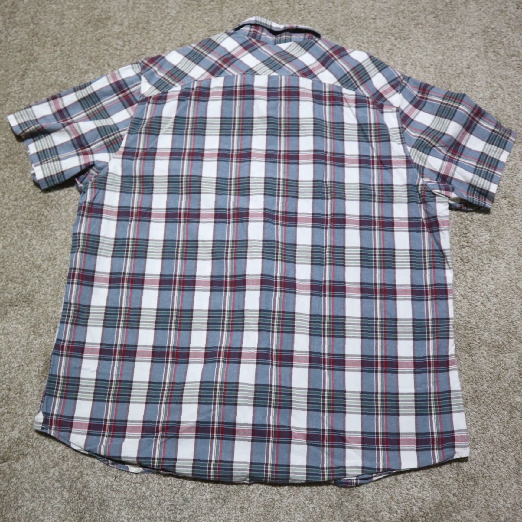 Old Navy Old Navy Shirt Men's 2XL Plaid Long Sleeve Button-Up Multicolor Cotton Blend 2000s 2XL Mens Shirt Size US XXL / EU 58 / 5 - 7 Thumbnail