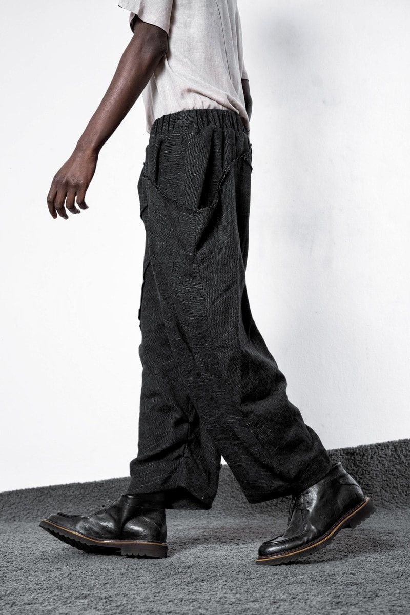 Hysteric Glamour × If Six Was Nine Eigensinnig Wien Sloterdijk avant garde linen harem pants Size US 32 / EU 48 - 4 Thumbnail