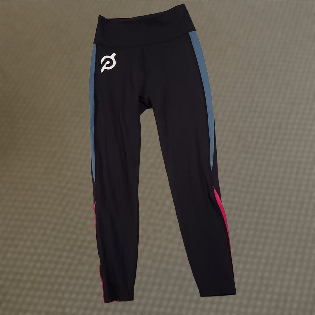 Vintage Peloton Leggings Womens Small High Rise Athletic Workout Capri Yoga Pants Capris Black Size 28" / US 6 / IT 42 - 1 Thumbnail