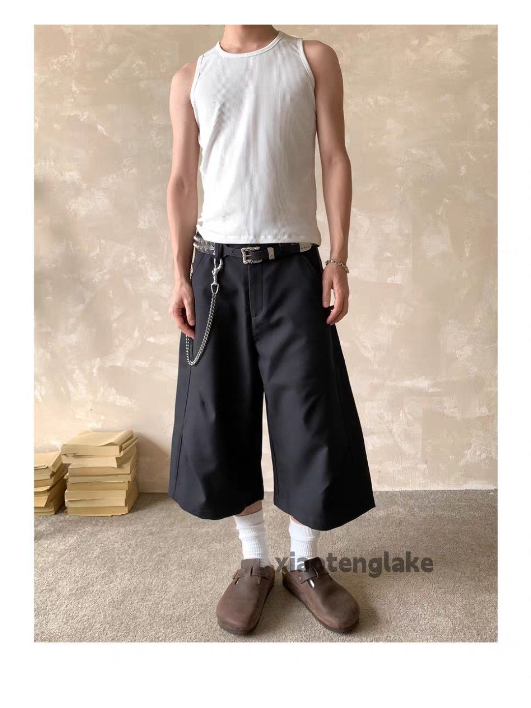 Designer Unisex outdoor sports punk grunge flared yuppie shorts Size US 30 / EU 46 - 8 Thumbnail