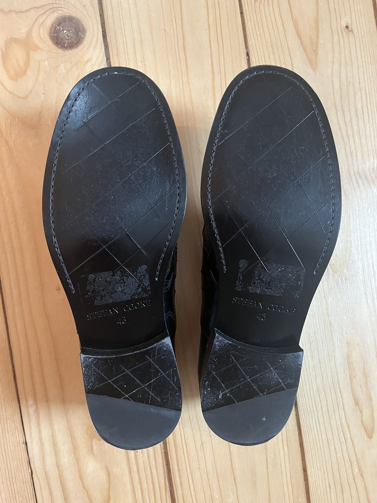 Stefan Cooke Stefan Cooke 100 Stars Slip On Loafers Black Size US 10 / EU 43 - 6 Thumbnail