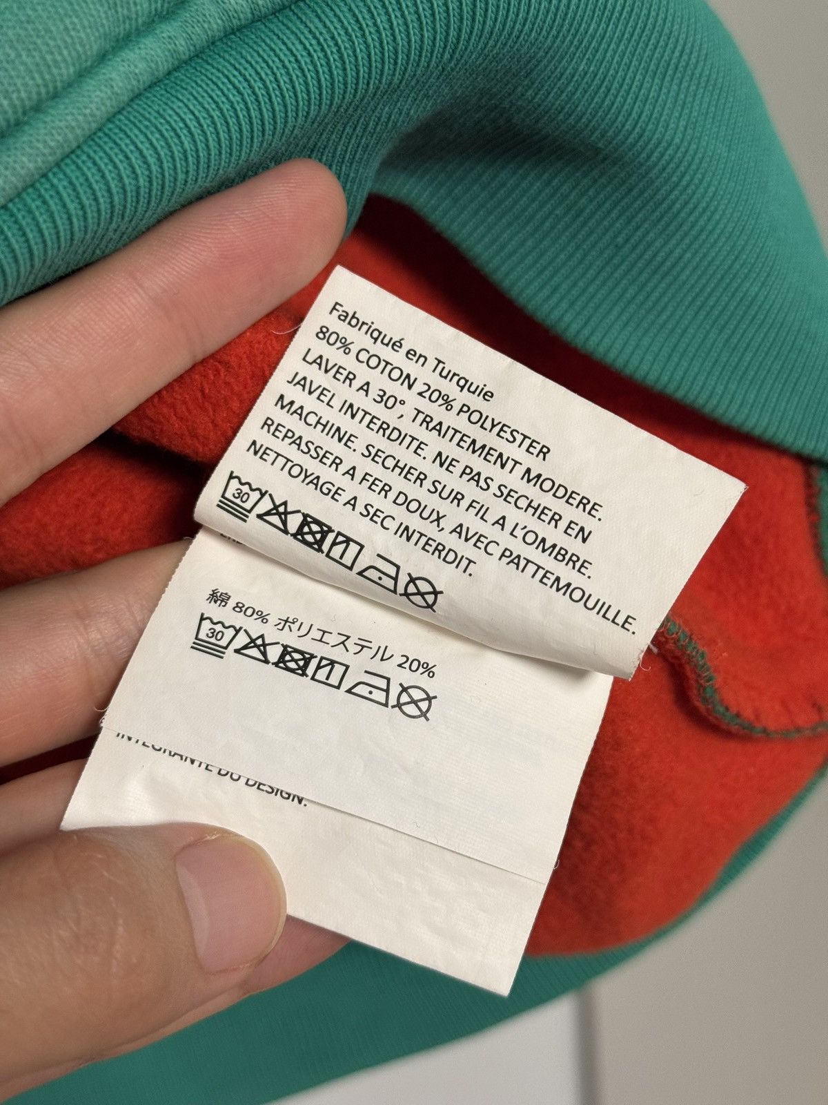 ERL ERL OG Swirl Hoodie Red/Green Size US M / EU 48-50 / 2 - 6 Thumbnail