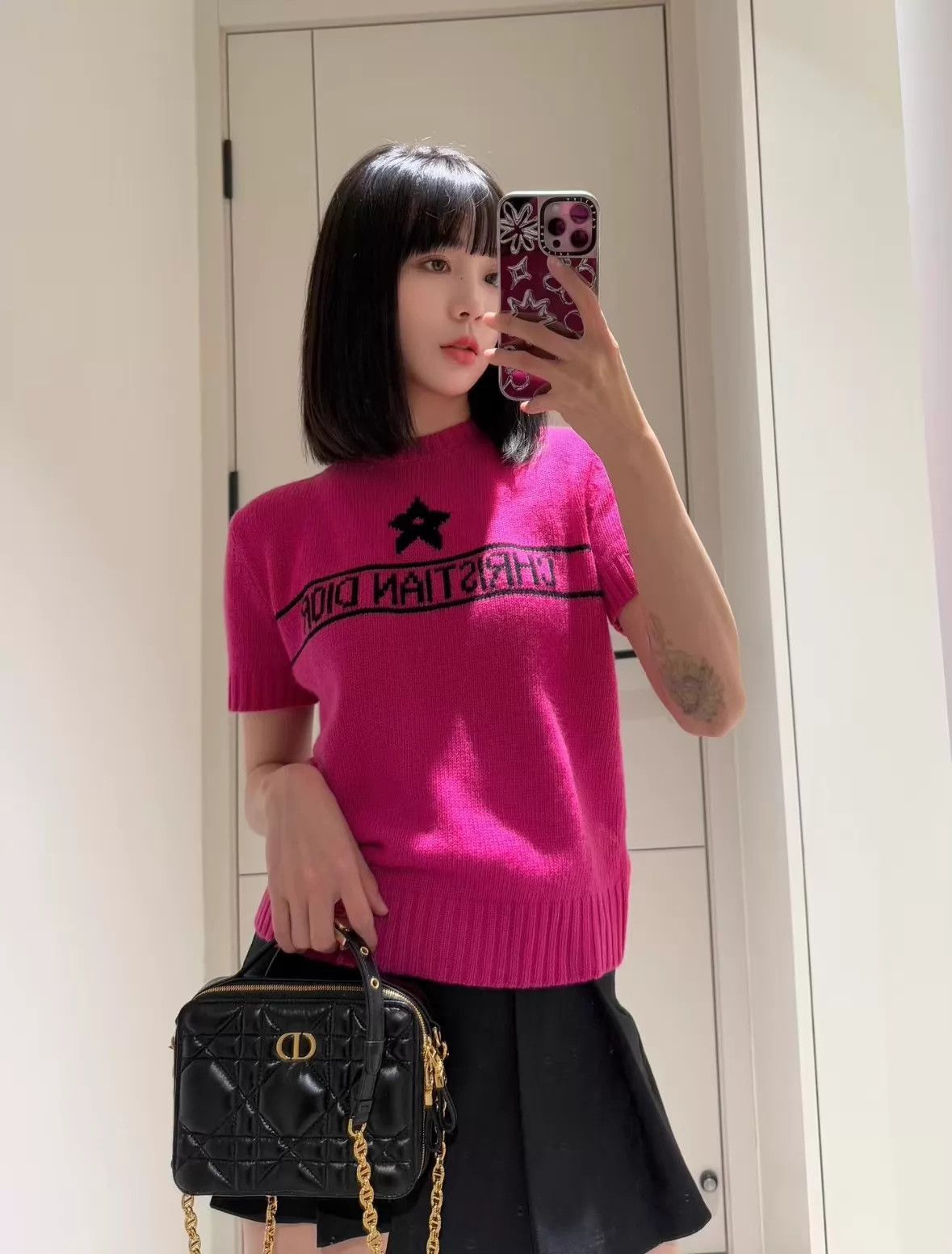 Dior Dior 24 star 100% cashmere knit short sleeve NOS 34 Size XS / US 0-2 / IT 36-38 - 6 Thumbnail