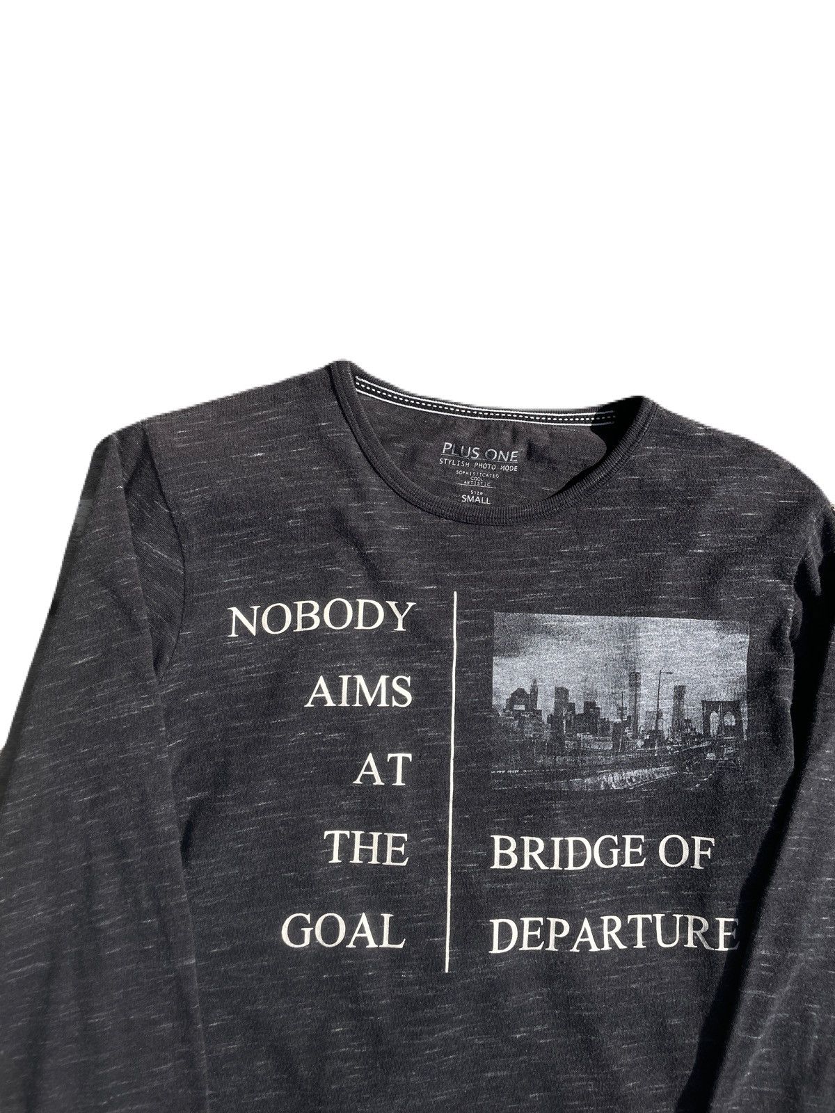 If Six Was Nine 2000s Japanese archive Vkei Poem Design Long Sleeve Tee Y2K Size US XS / EU 42 / 0 - 5 Thumbnail