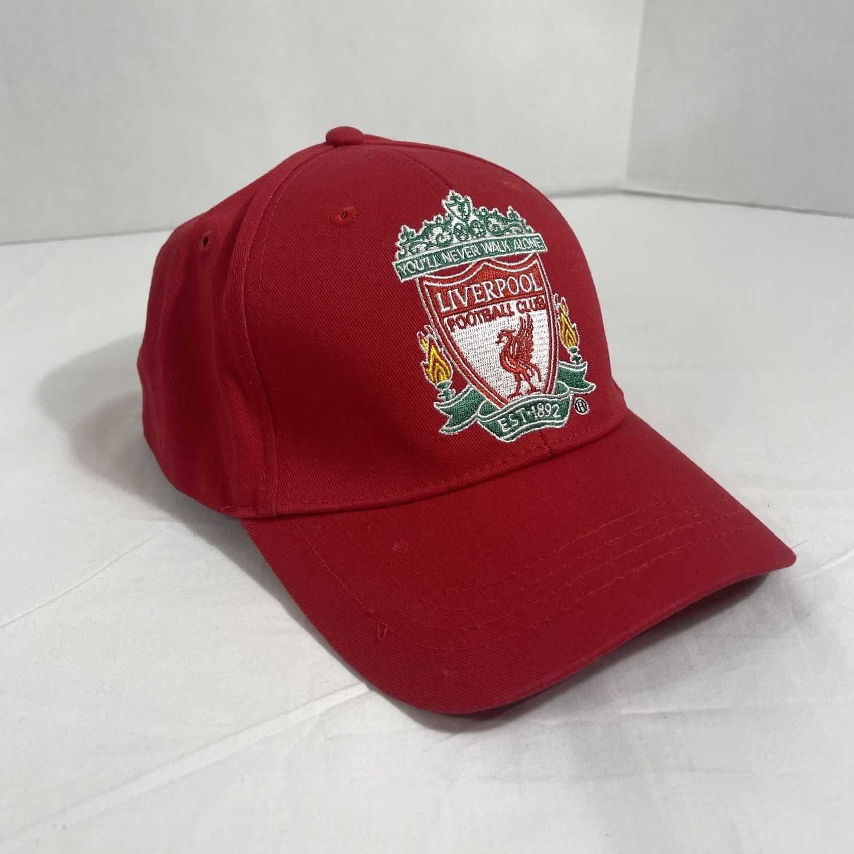 Vintage Liverpool FC Official Strapback Hat Cap You’ll Never Walk Alone LFC Men One Size Red Baseball Cap Shirt? Size ONE SIZE - 2 Thumbnail