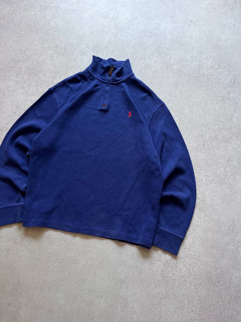 Vintage Vintage Polo Ralph Lauren Quarter Zip Sweater XL Size US XL / EU 56 / 4 - 2 Thumbnail