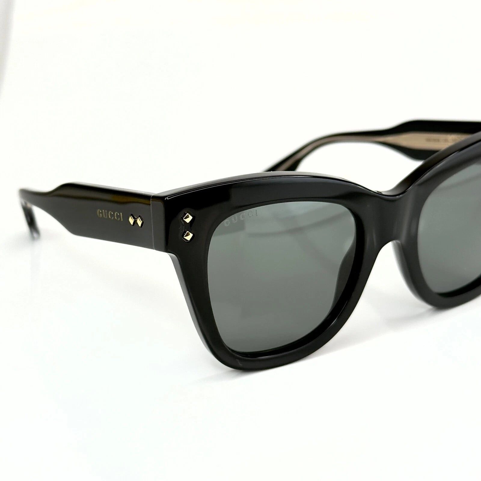 Gucci GUCCI Gg1082S 1082 Black Butterfly Fashion Sunglasses 001 Size ONE SIZE - 4 Thumbnail