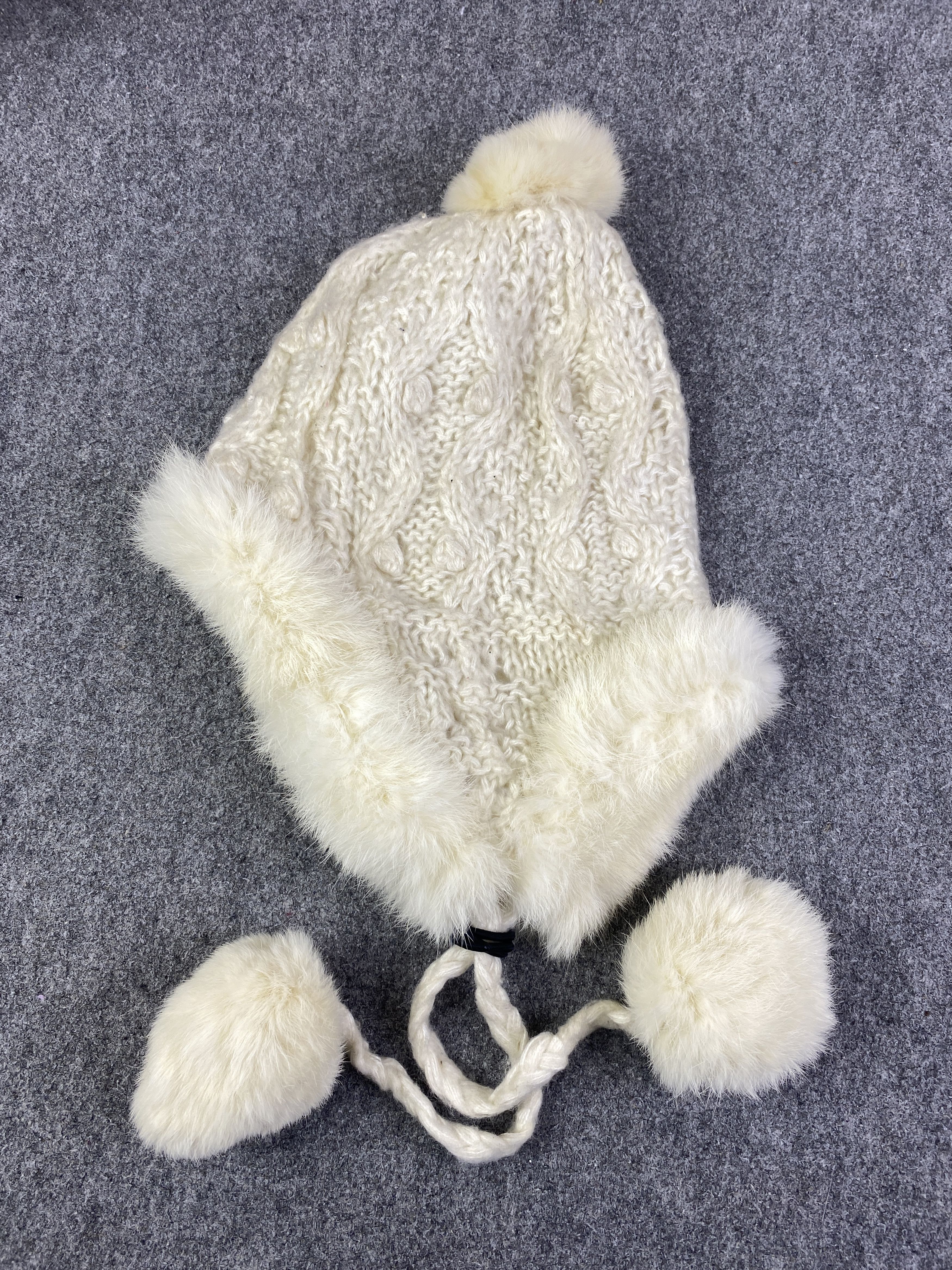 Japanese Brand Vintage Japanese Knitted Sherling Beanie / Winter Hat BA0189 Size ONE SIZE - 3 Thumbnail
