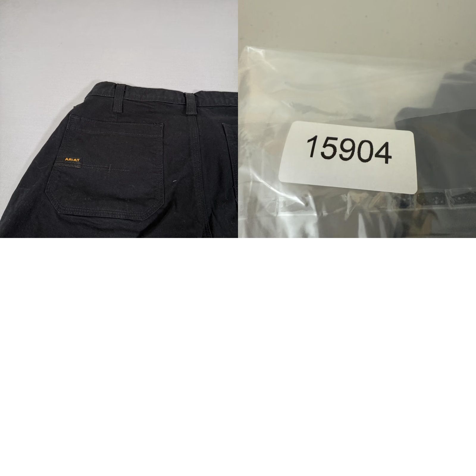 Ariat Ariat Rebar M4 Relaxed Straight Work Carpenter Pants 33x30 Black Mens/Regular Size with Cargo Pockets, Canvas, Zip Fly, Stretch, Utility Size US 33 - 10 Thumbnail