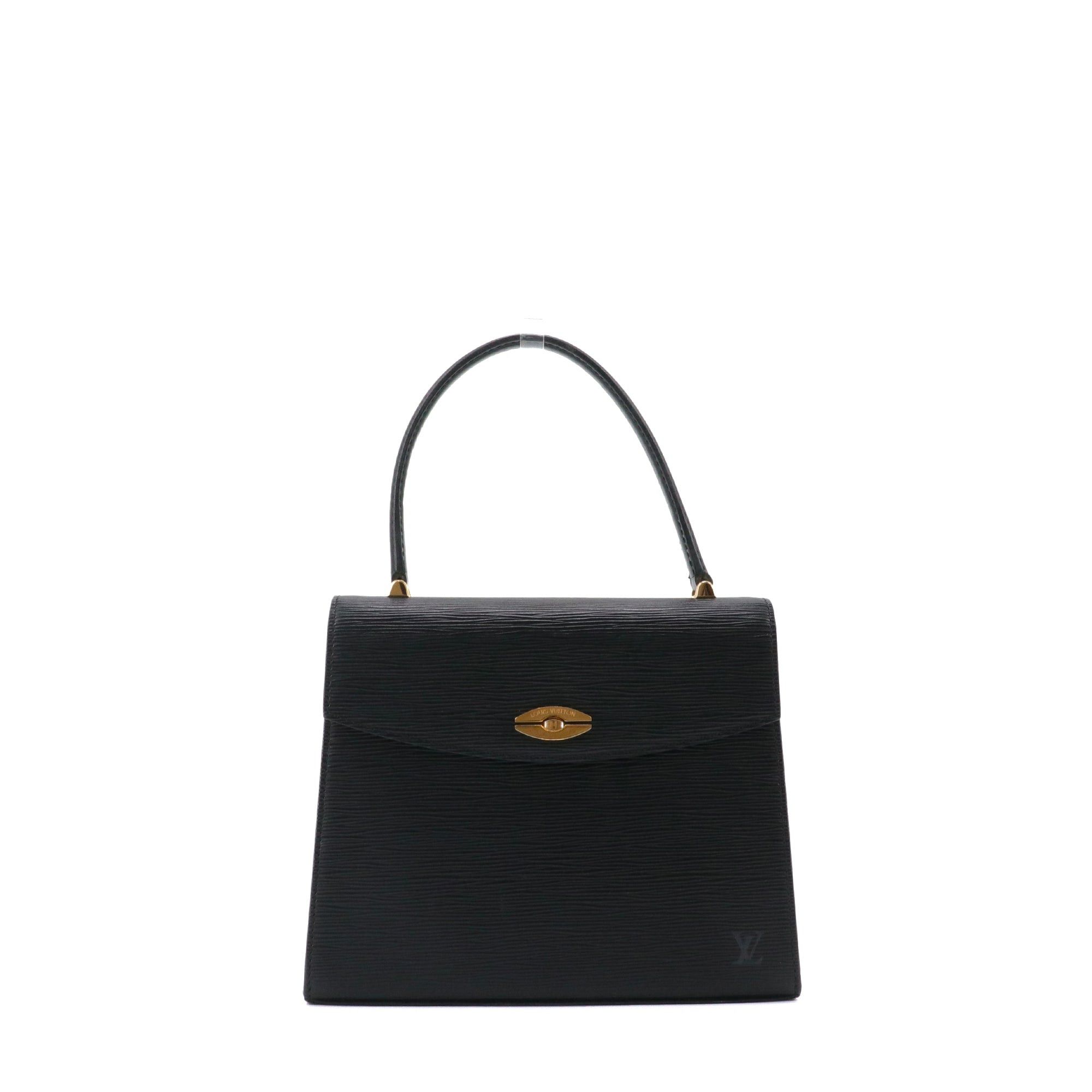 LOUIS VUITTON - Louis Vuitton Malesherbes handbag in vintage black epi leather