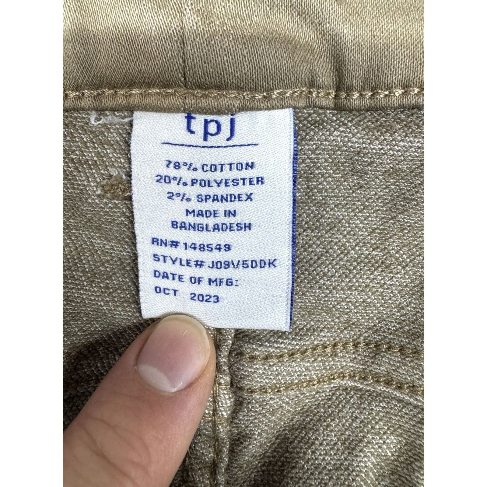 Vintage The Perfect Jean NYC Pants Jeans Mens 40x30 Brown Slim Thick High Rise Denimh Inseam 30in Khakis Work Biker Utility Bohemian Preppy Slimming Size US 40 / EU 56 - 4 Thumbnail