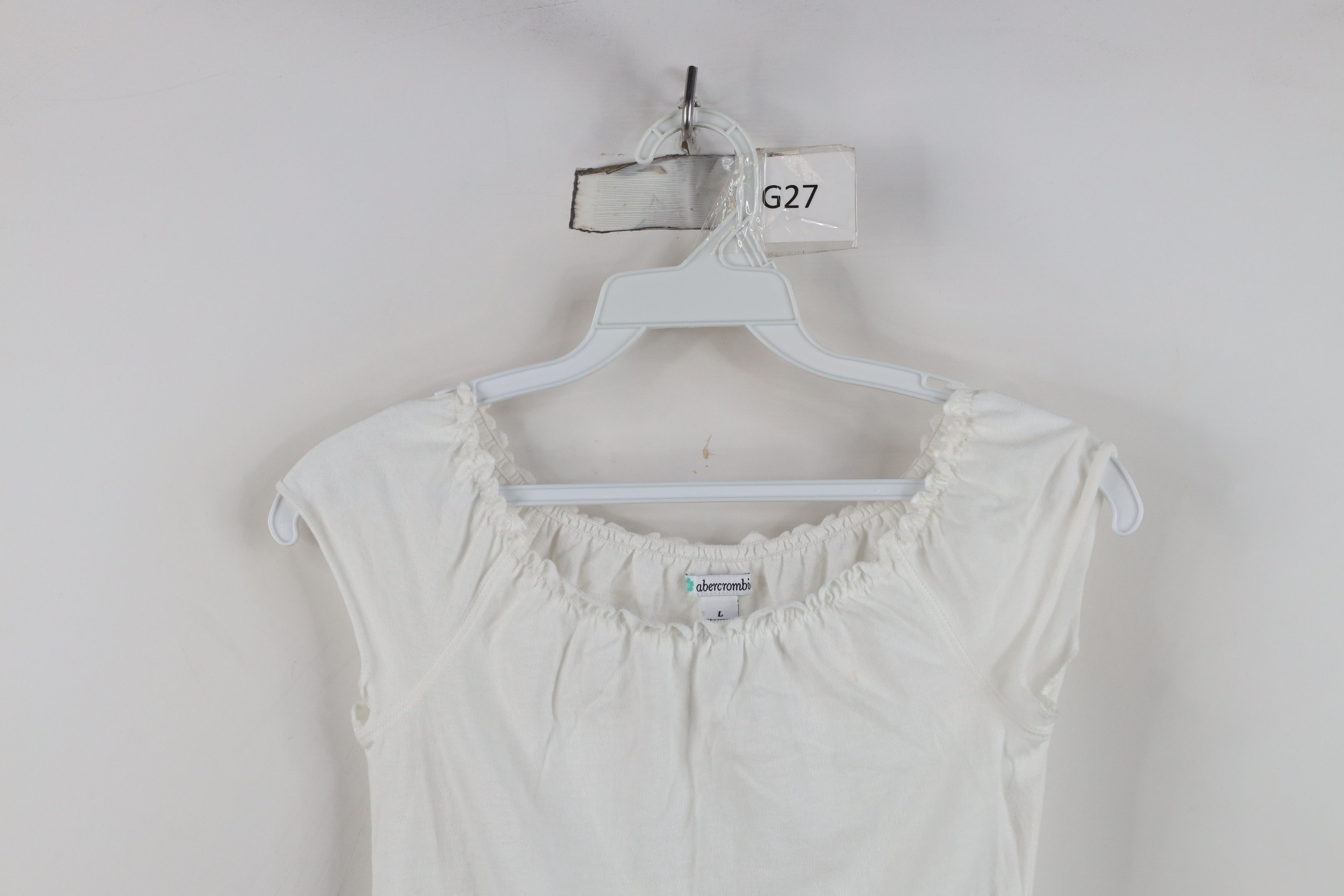 Abercrombie & Fitch Vintage 90s Y2K Abercrombie & Fitch Sheer Knit T-Shirt Size L / US 10 / IT 46 - 2 Thumbnail