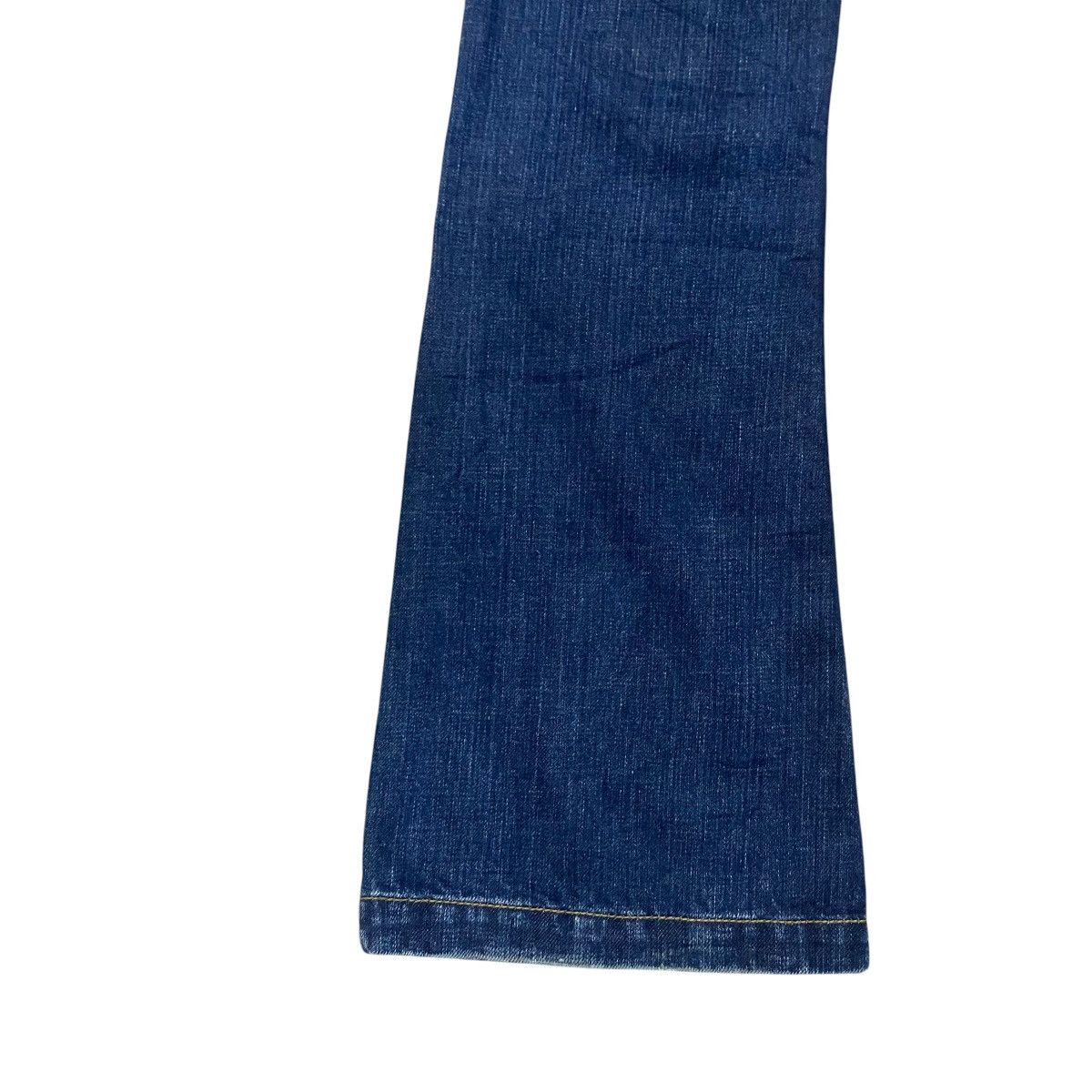 Japanese Brand Japanese Brand Leather Pocket Denim Flare Jeans Size US 27 - 13 Thumbnail