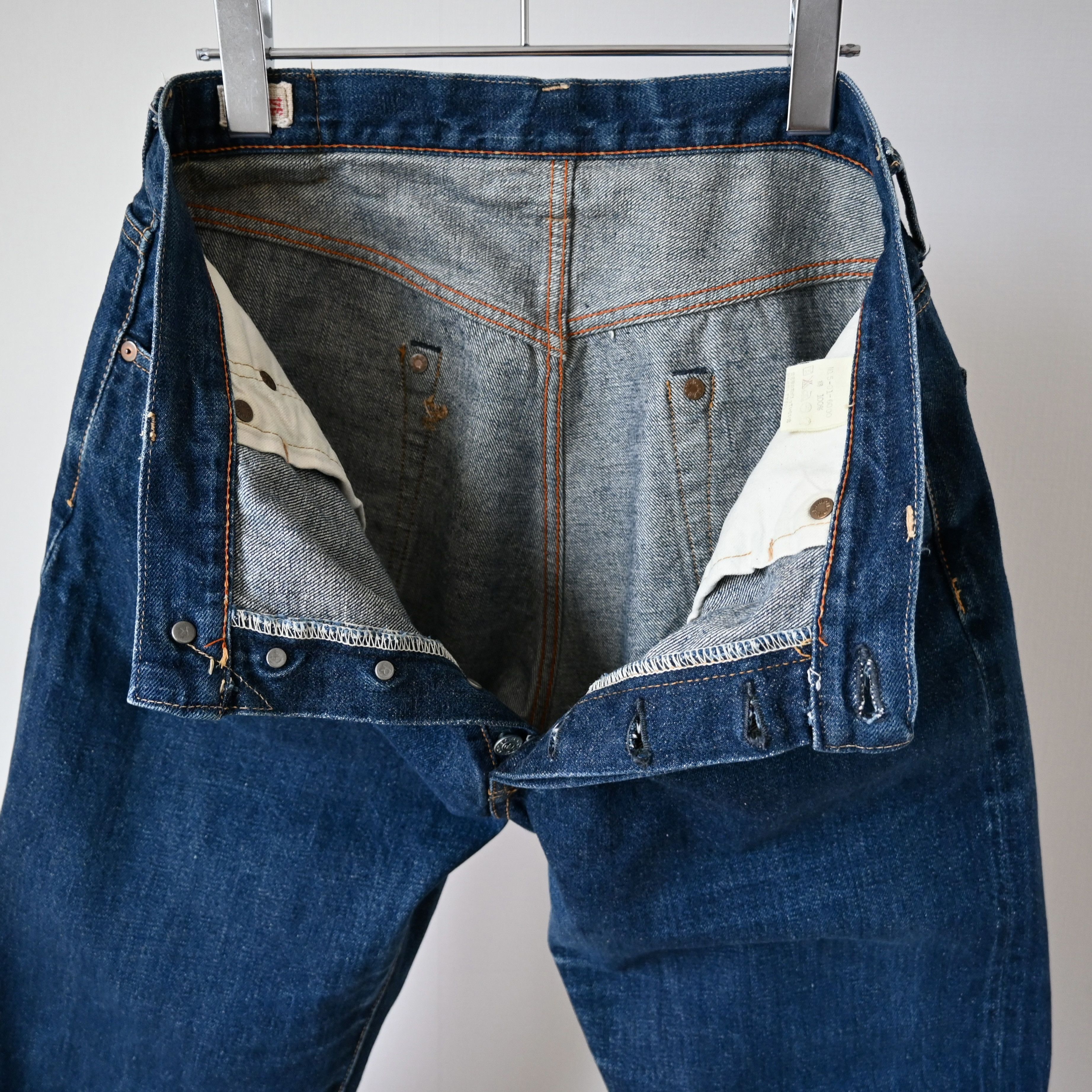 45rpm VTG 1990s 45rpm selvedged indigo denim jeans, made in Japan Size US 32 / EU 48 - 9 Thumbnail