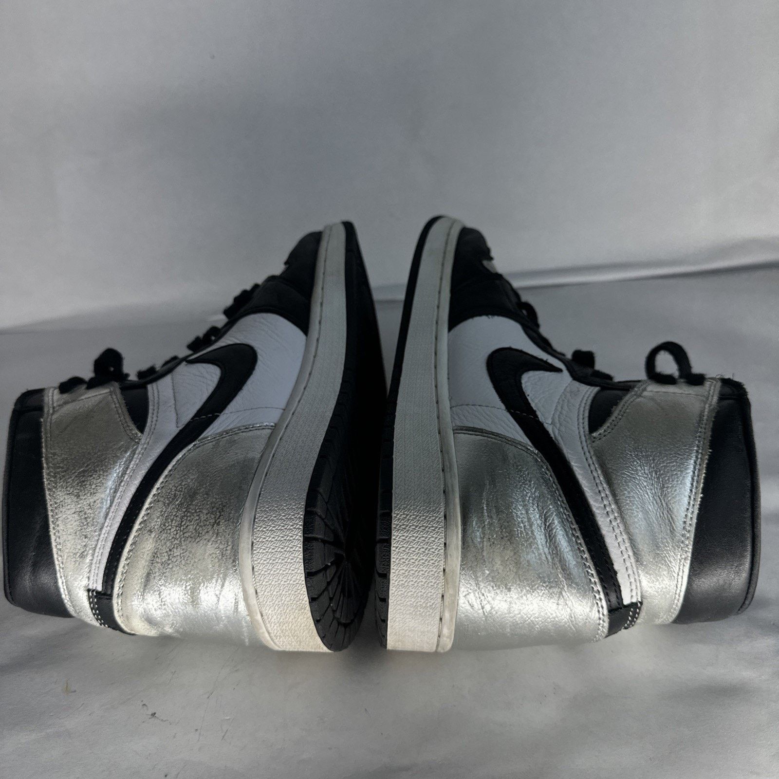 Nike Nike Air Jordan 1 High Metallic Silver men's Size 10 Size US 6 / IT 36 - 7 Thumbnail
