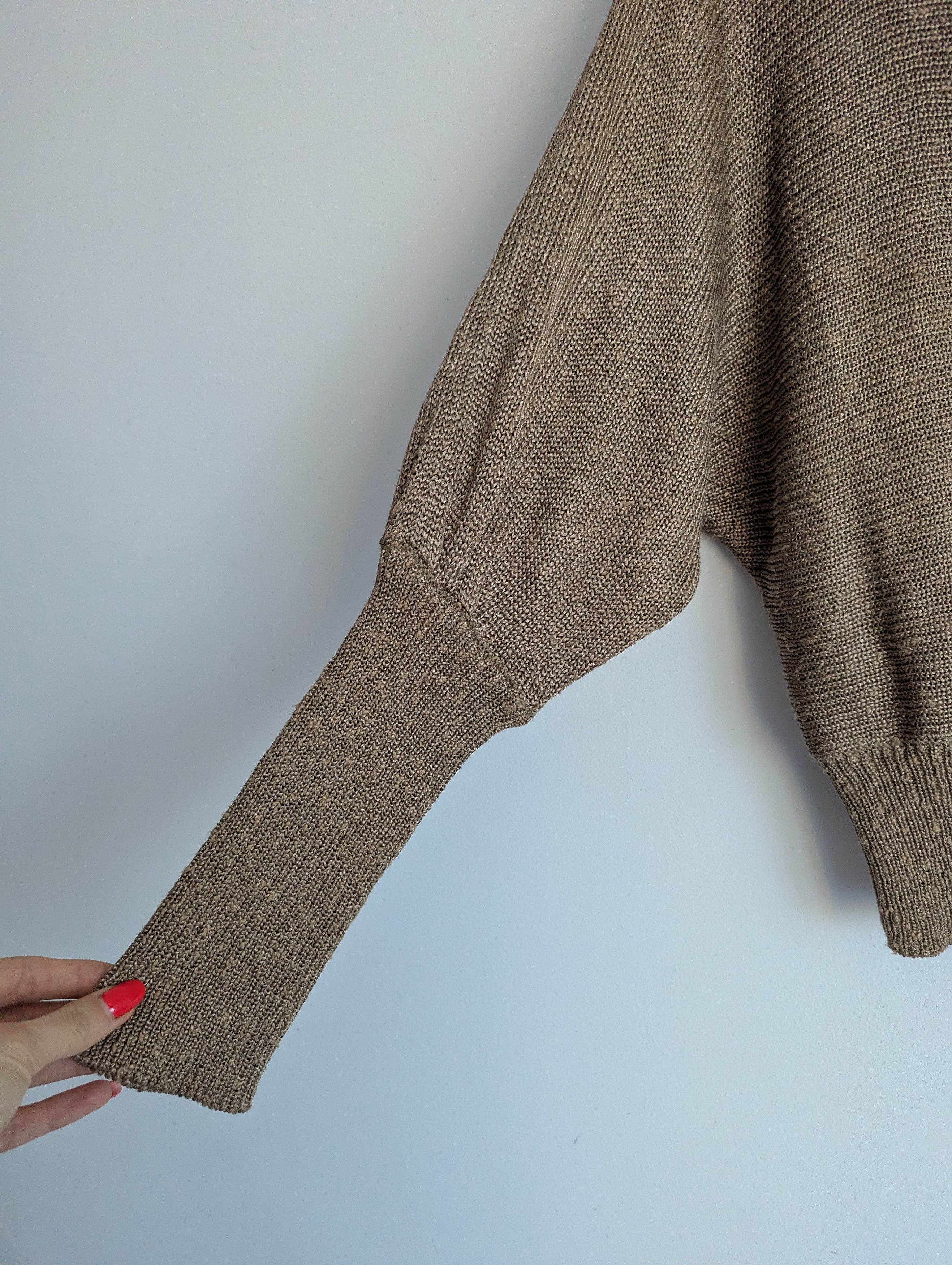 Embellished Knit Sweater Sequins Angora Golden