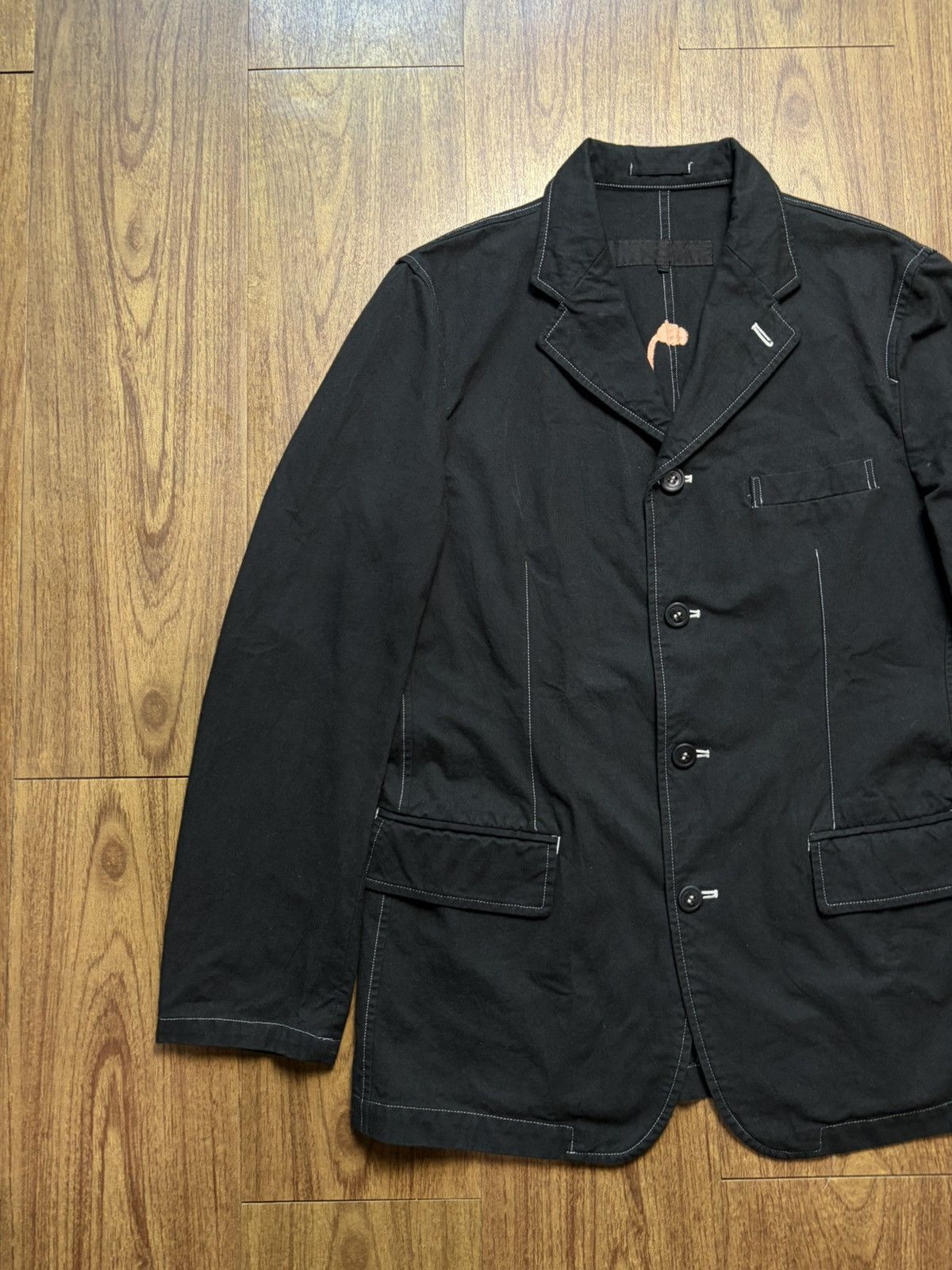 Comme des Garcons Homme FREE TAX! AD2002 Painted Flower Reversible Blazer Jacket Size US M / EU 48-50 / 2 - 10 Thumbnail
