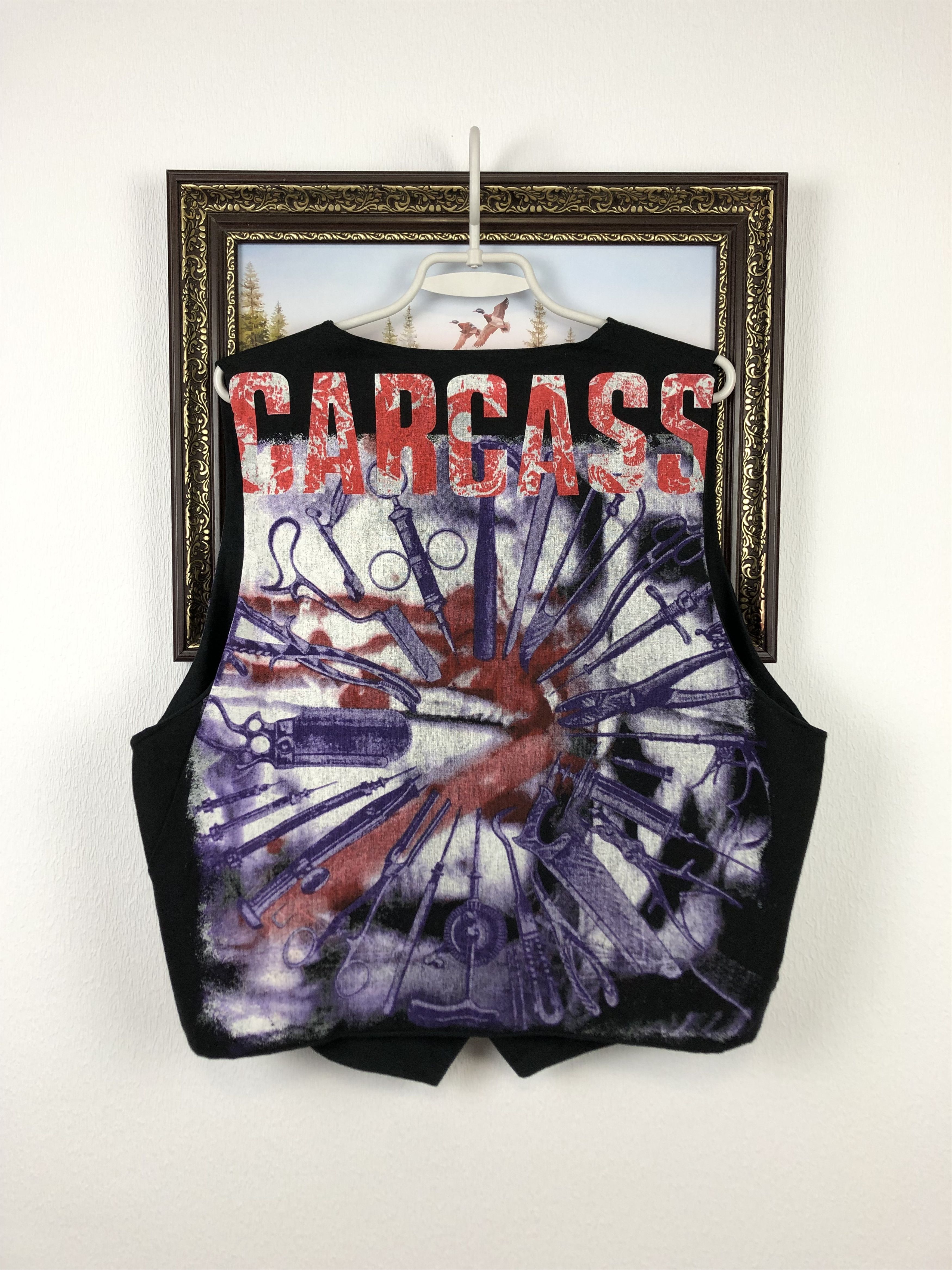 Band Tees × Vintage Vintage Carcass Vest Shirt Death Metal Hardcore Grind Core Size US XL / EU 56 / 4 - 11 Thumbnail