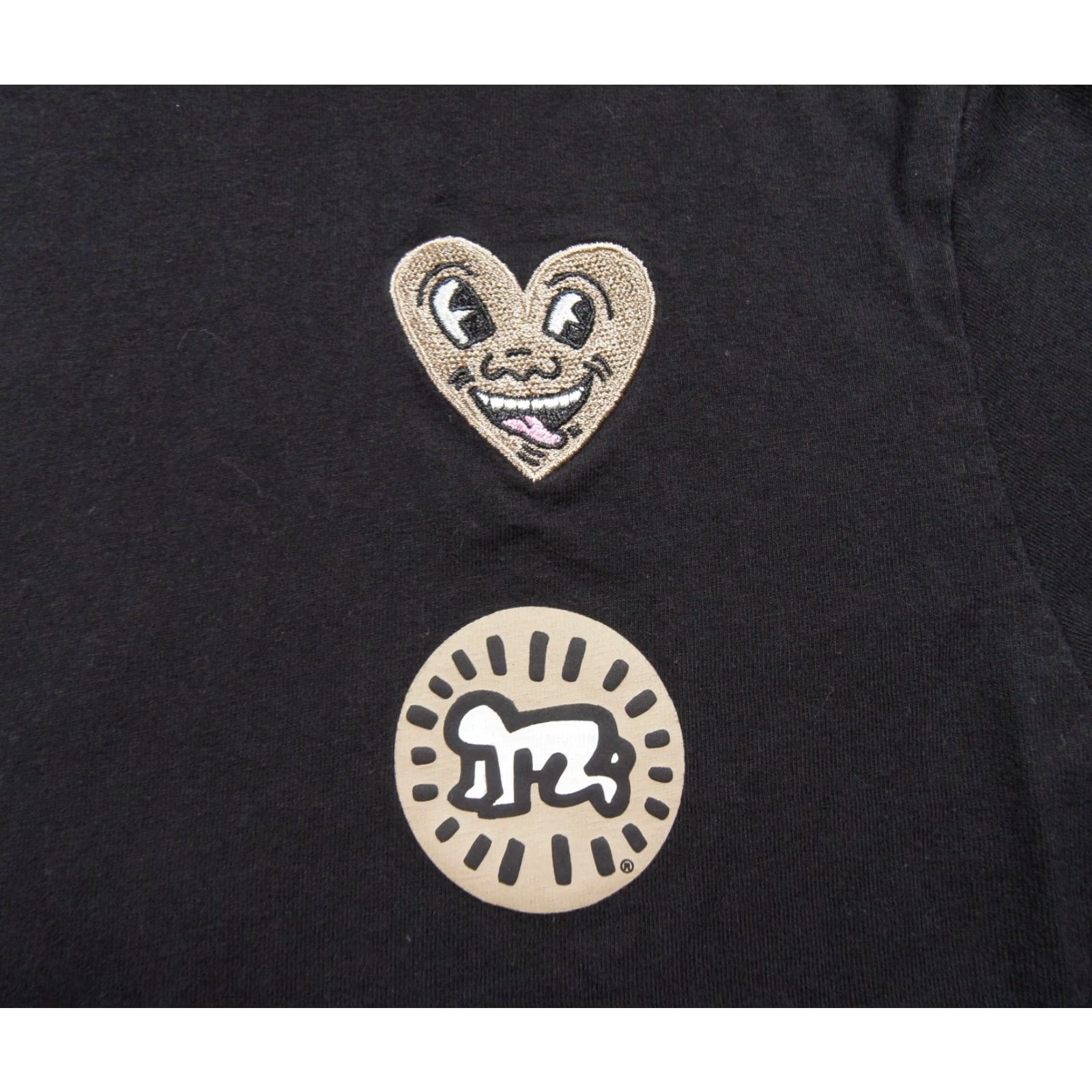 Palace Keith Haring Shirt Mens Small Black Art Graphic Tee Short Sleeve Crew Neck T-Shirt Logo Size US S / EU 44-46 / 1 - 3 Thumbnail