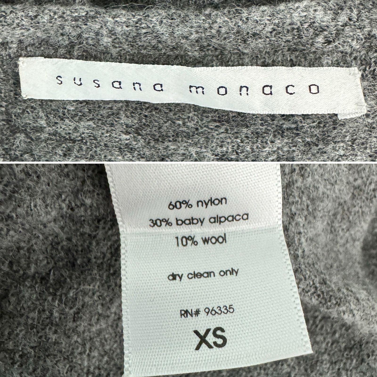 Susana Monaco Susana Monaco alpaca wool blend tie waist sweater dress XS Size XS / US 0-2 / IT 36-38 - 6 Thumbnail