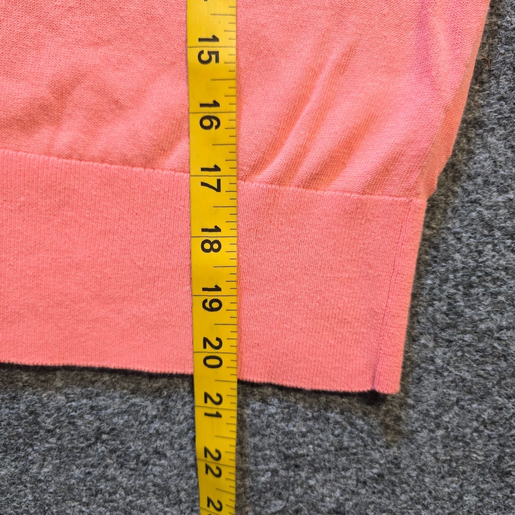 J.Crew J.CREW Cardigan Womens Size M Orange Long Sleeve Lightweight Knit Button V-Neck Sweatshirt Sweater Type: Cardigan, Women, Regular Fit Size M / US 6-8 / IT 42-44 - 7 Thumbnail