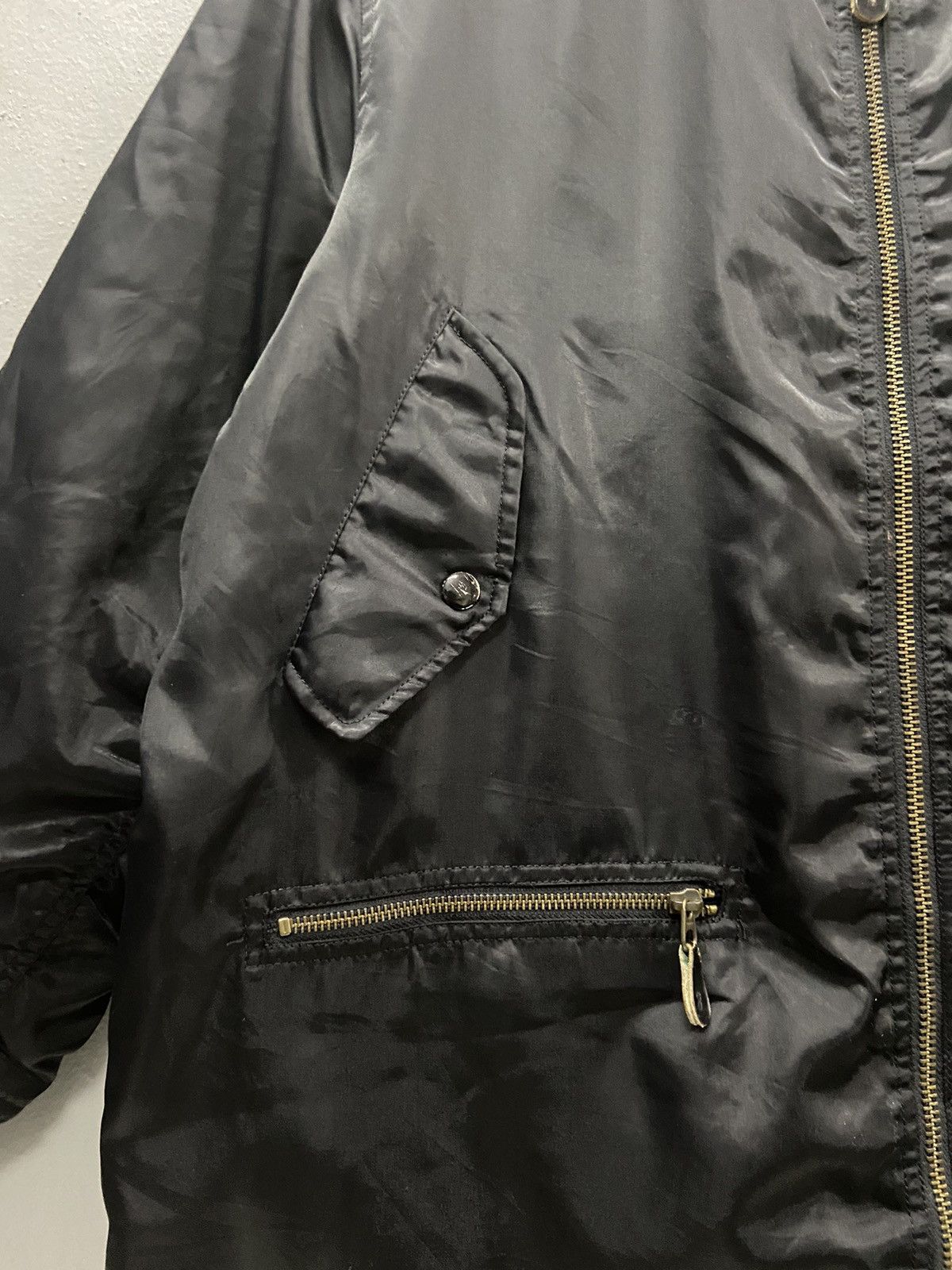 Vintage AIR FORCE INTERMEDIATE MA 1 MACHOPE ARMY JACKET Size US L / EU 52-54 / 3 - 6 Thumbnail