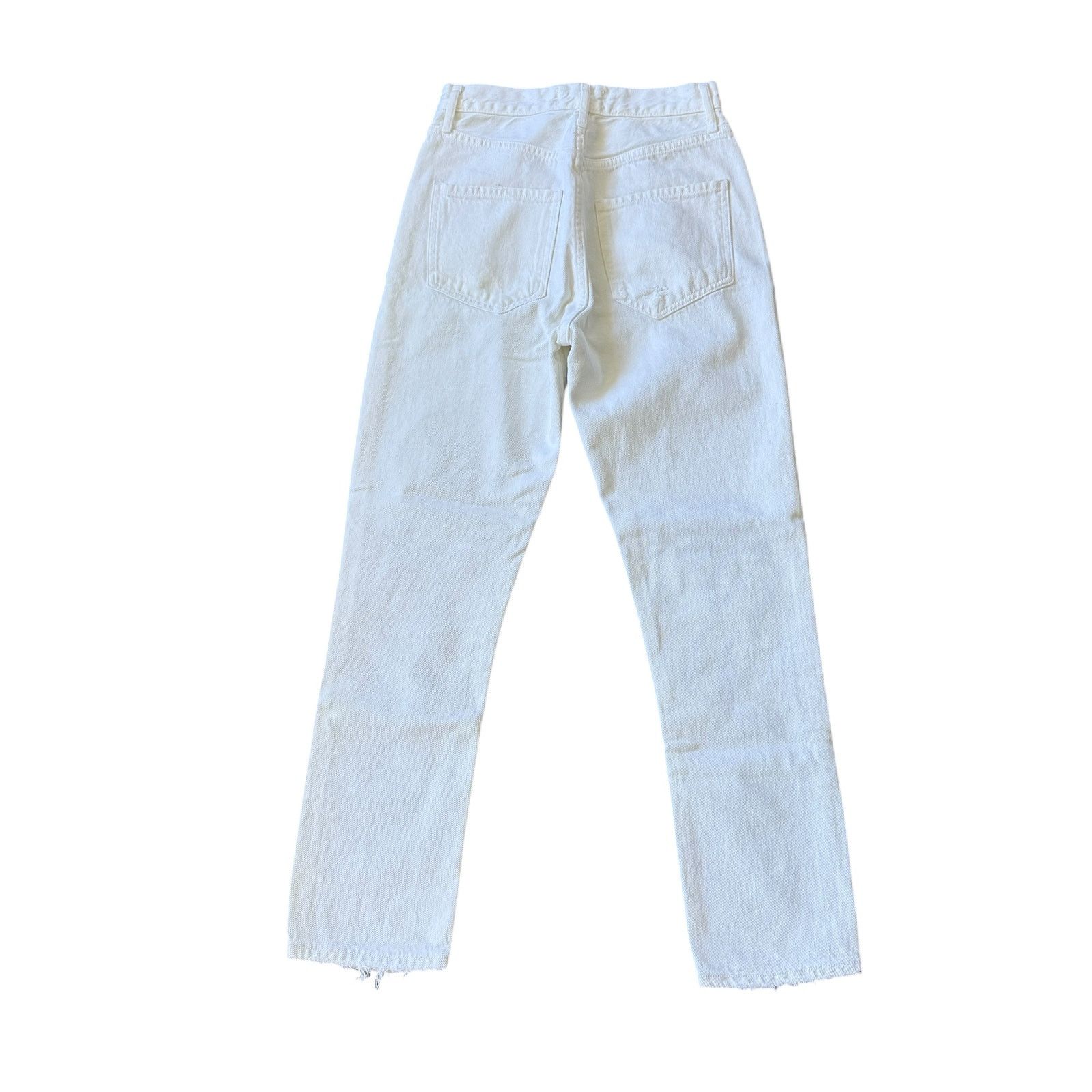 Agolde AGOLDE Riley High Rise Straight Crop Jean Slant Wash Size 23" - 3 Thumbnail